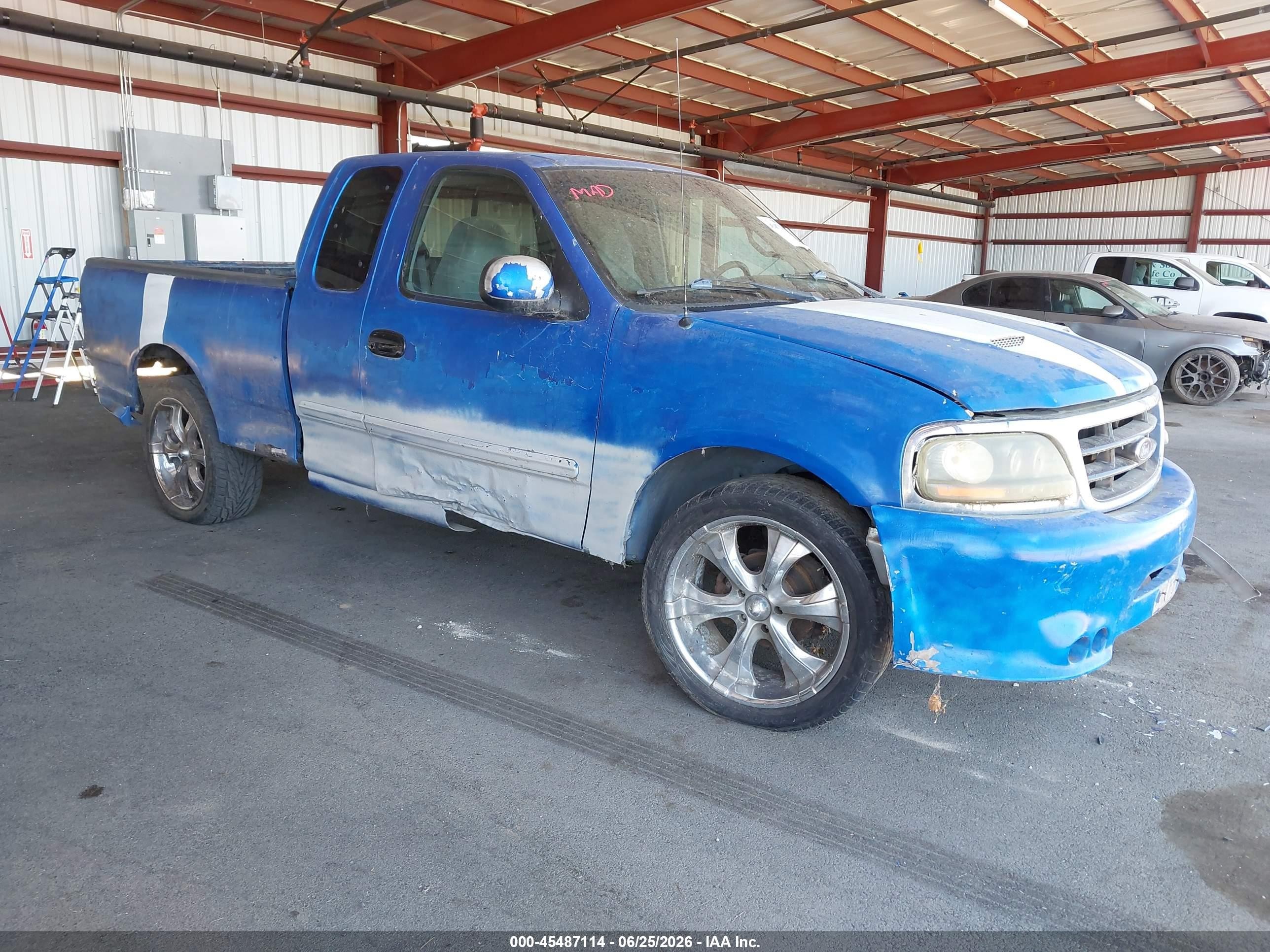 2000 Ford F-150 Lariat/work Series/xl/xlt Blue vin: 1FTRX17L4YKA57388