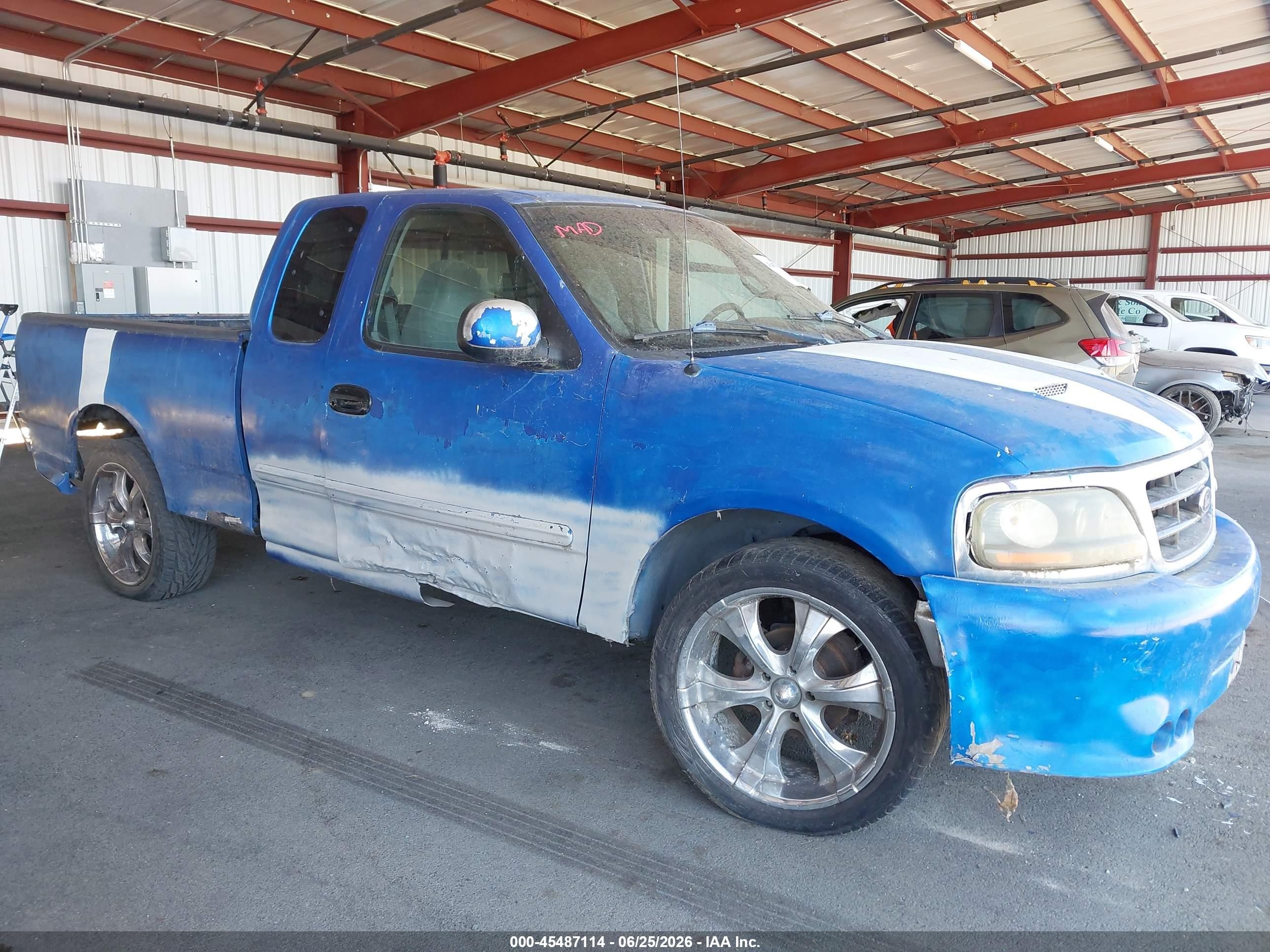 2000 Ford F-150 Lariat/work Series/xl/xlt Синий vin: 1FTRX17L4YKA57388