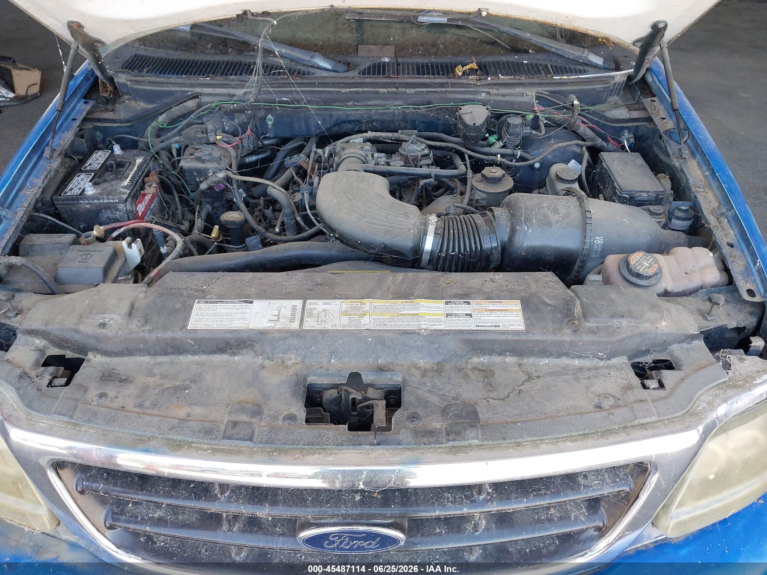 2000 Ford F-150 Lariat/work Series/xl/xlt Синий vin: 1FTRX17L4YKA57388