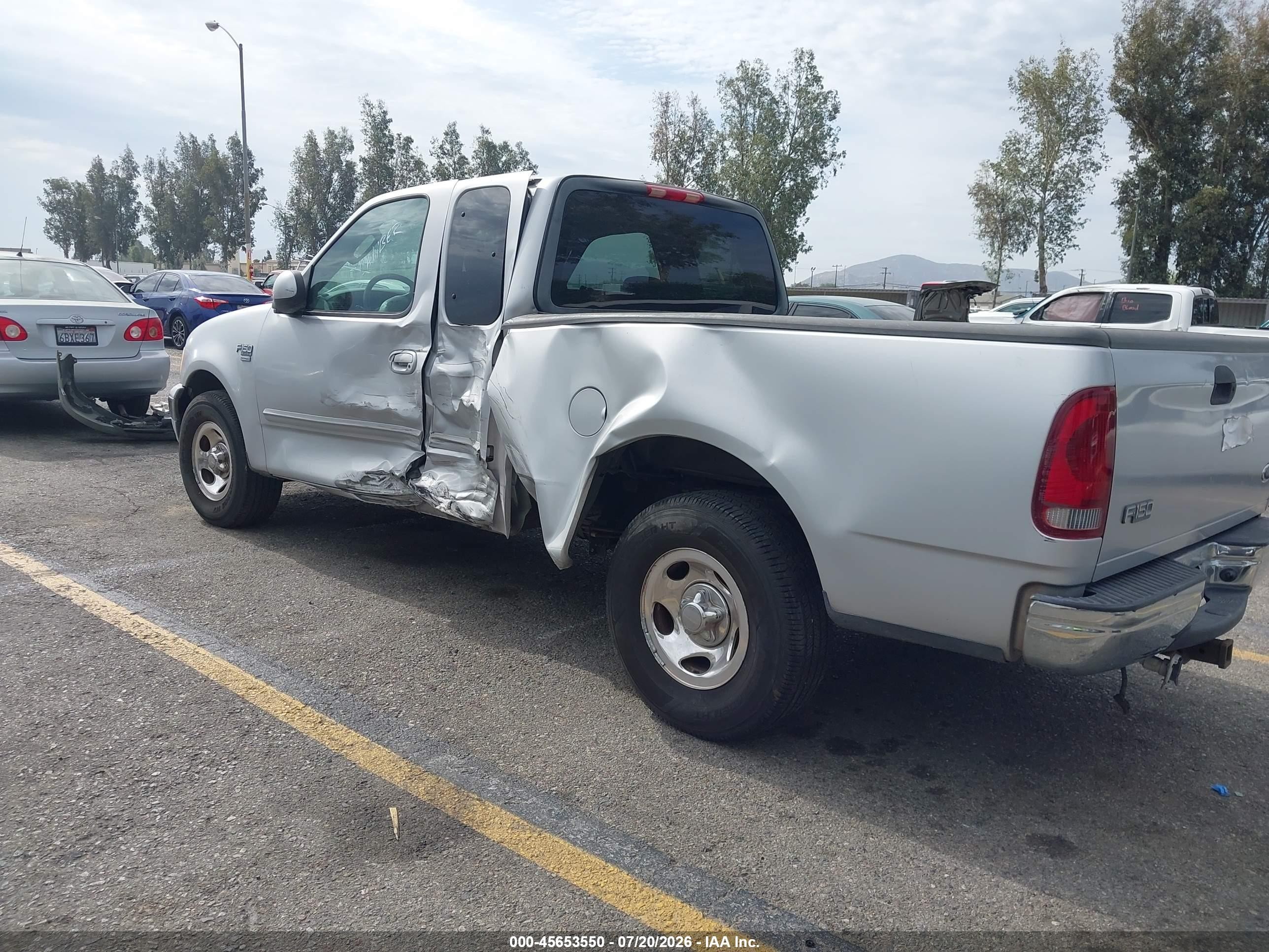 2003 Ford F-150 Lariat/xl/xlt Silver vin: 1FTRX17L53NB80821