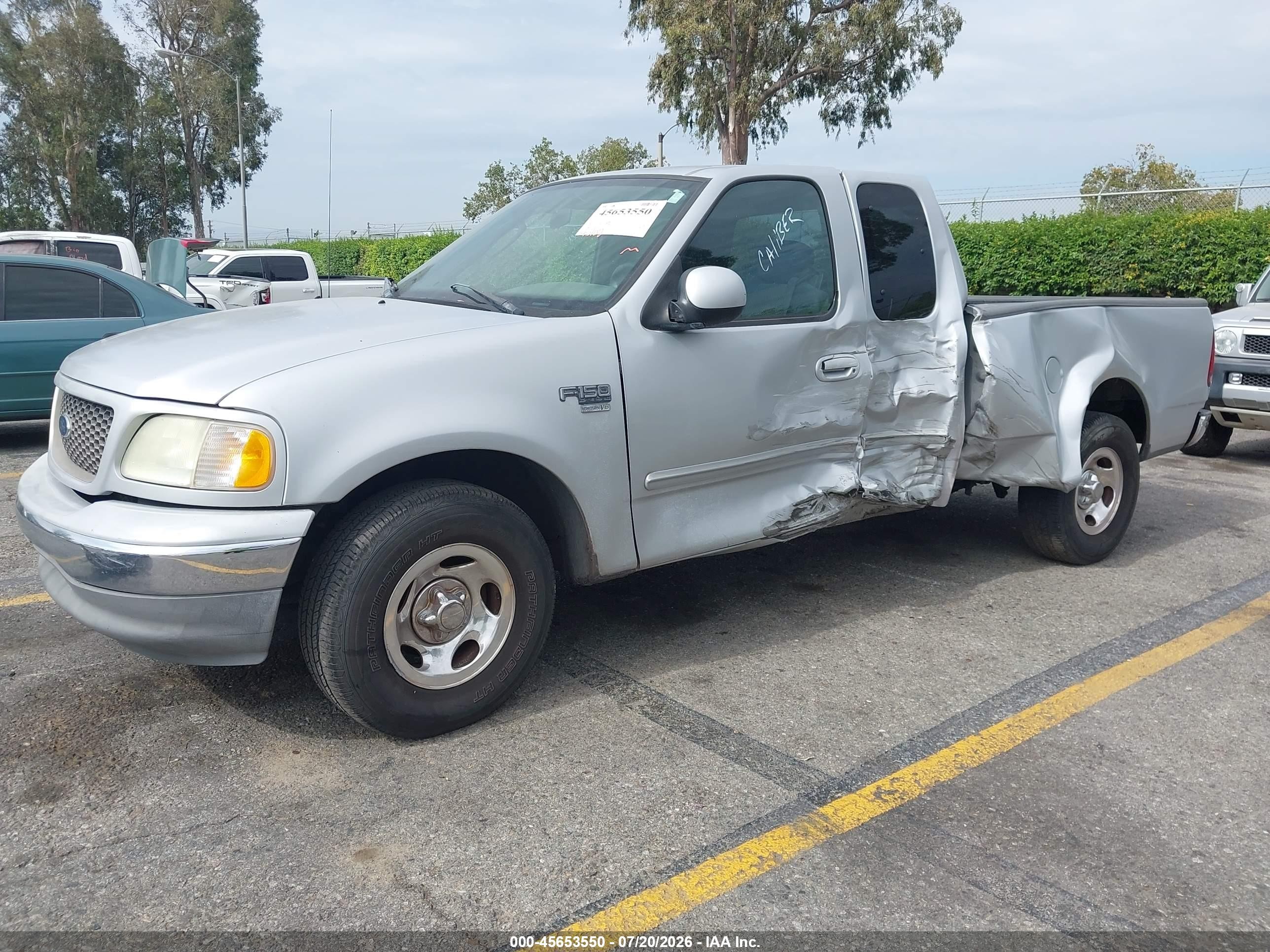 2003 Ford F-150 Lariat/xl/xlt Silver vin: 1FTRX17L53NB80821