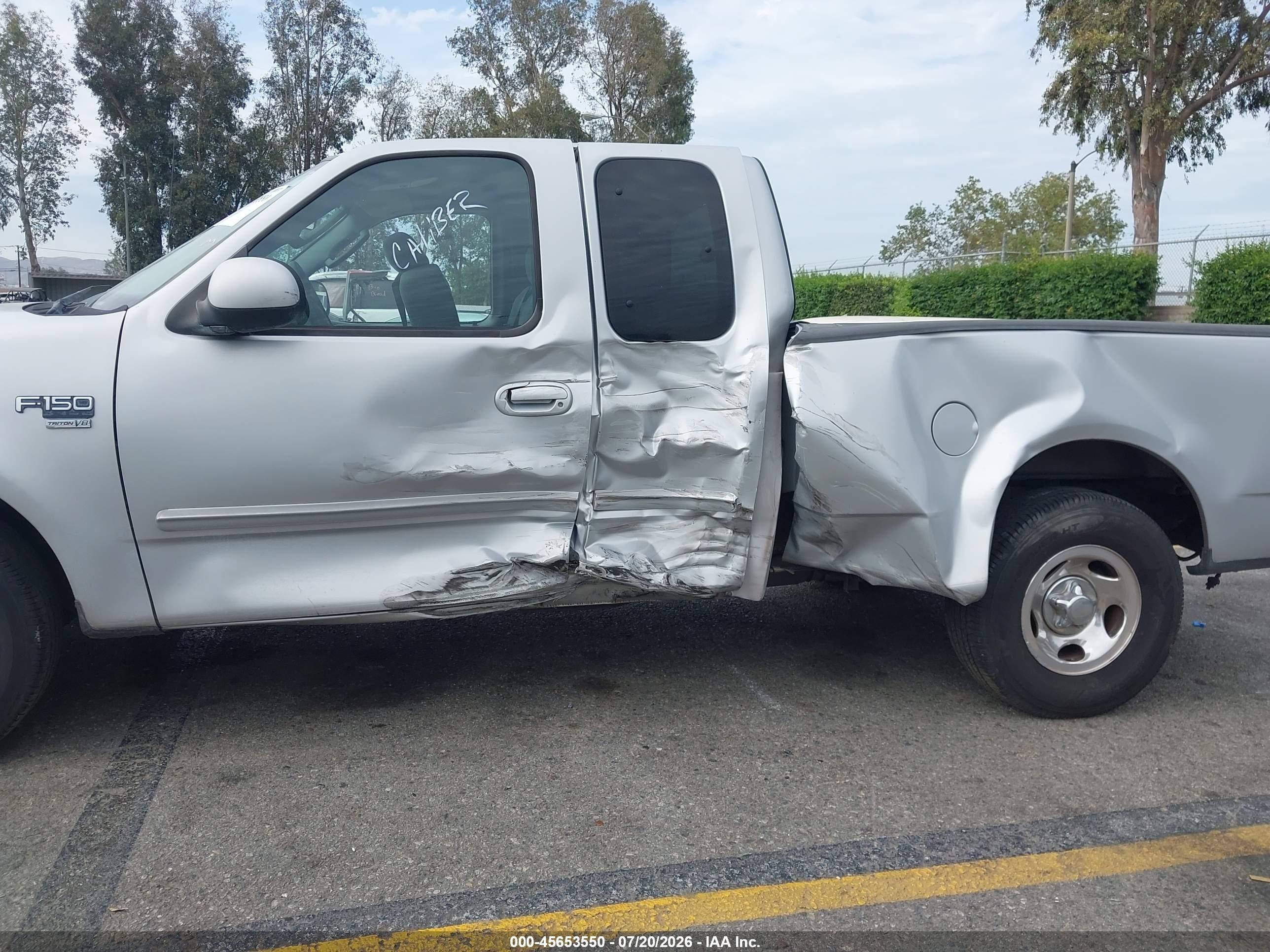 2003 Ford F-150 Lariat/xl/xlt Silver vin: 1FTRX17L53NB80821