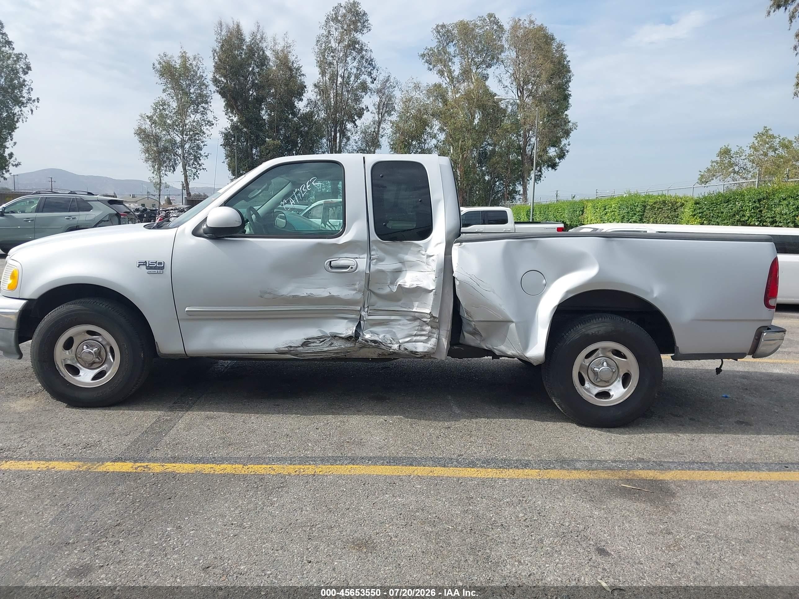 2003 Ford F-150 Lariat/xl/xlt Silver vin: 1FTRX17L53NB80821