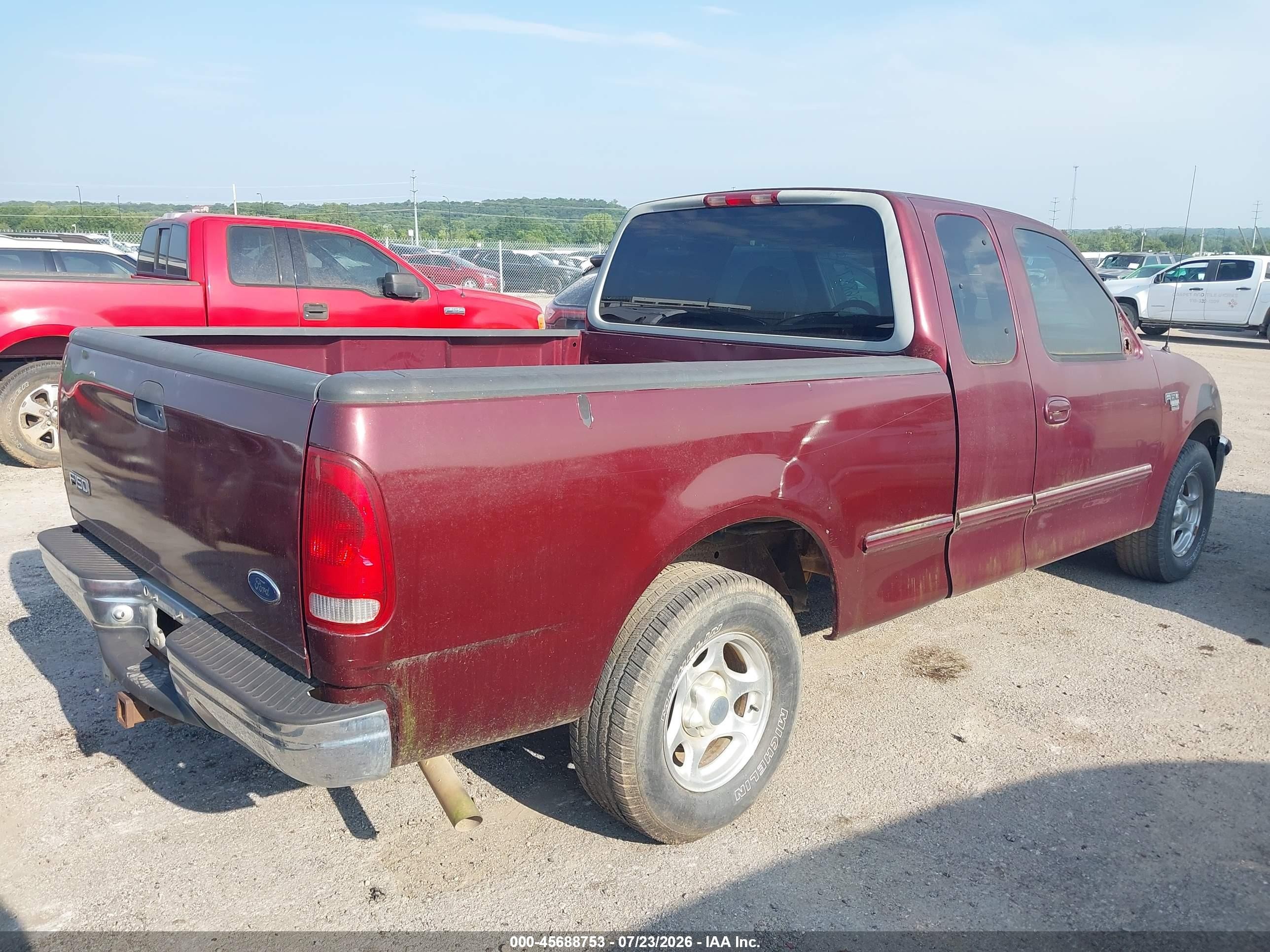 1998 Ford F-150 Lariat/xl/xlt Red vin: 1FTRX17L5WKA61964