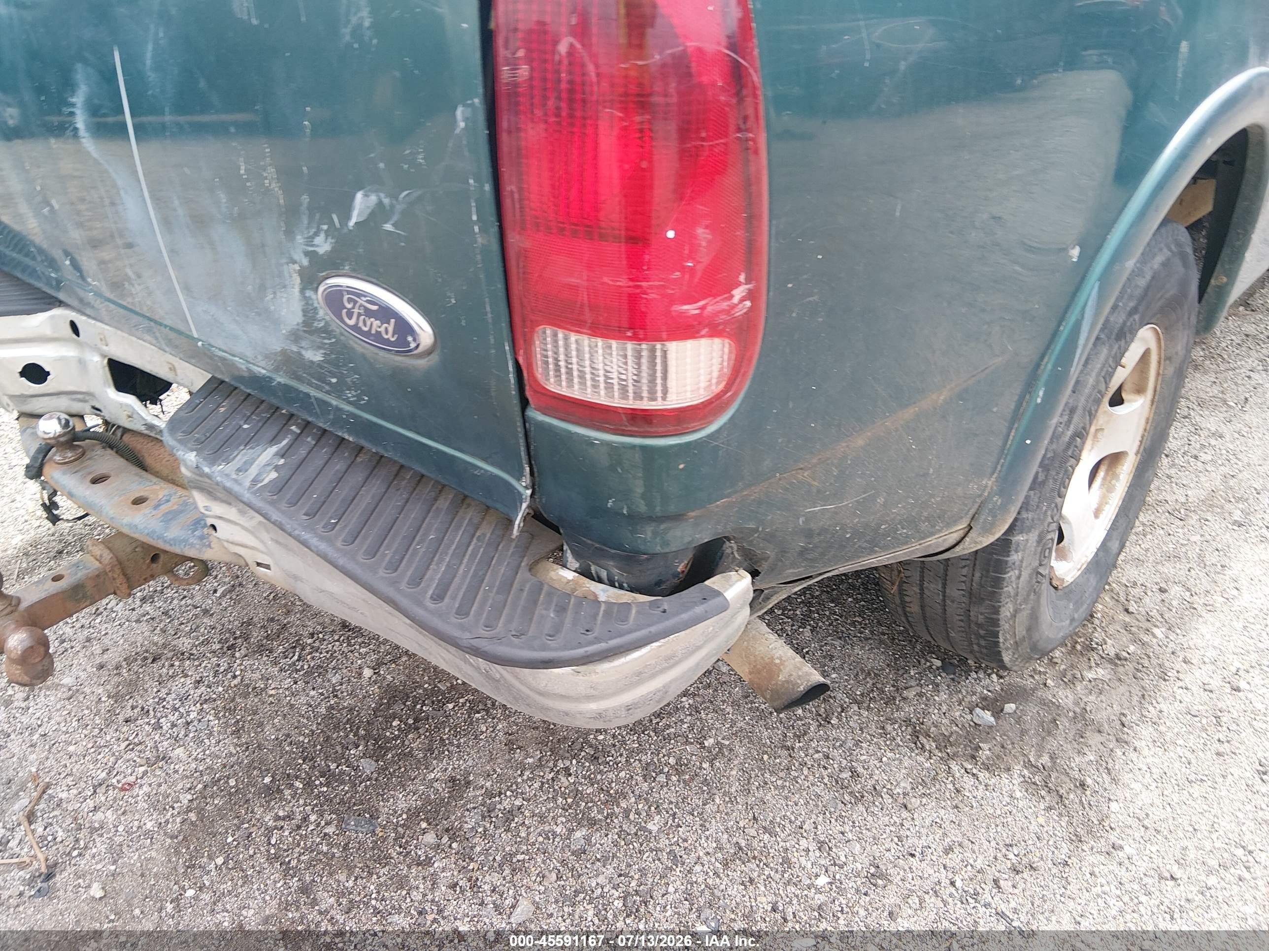 1999 Ford F-150 Lariat/xl/xlt Green vin: 1FTRX17L5XNB24156