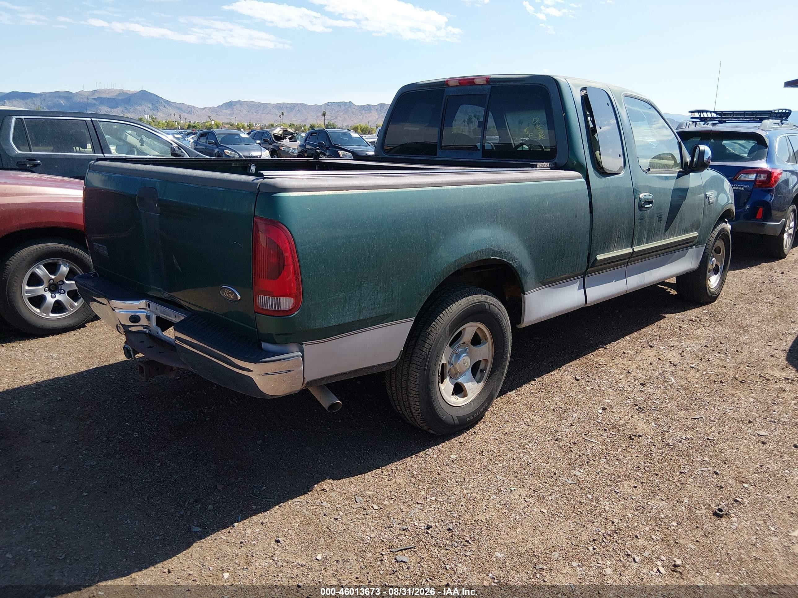 2000 Ford F-150 Lariat/work Series/xl/xlt Green vin: 1FTRX17L5YNC35212
