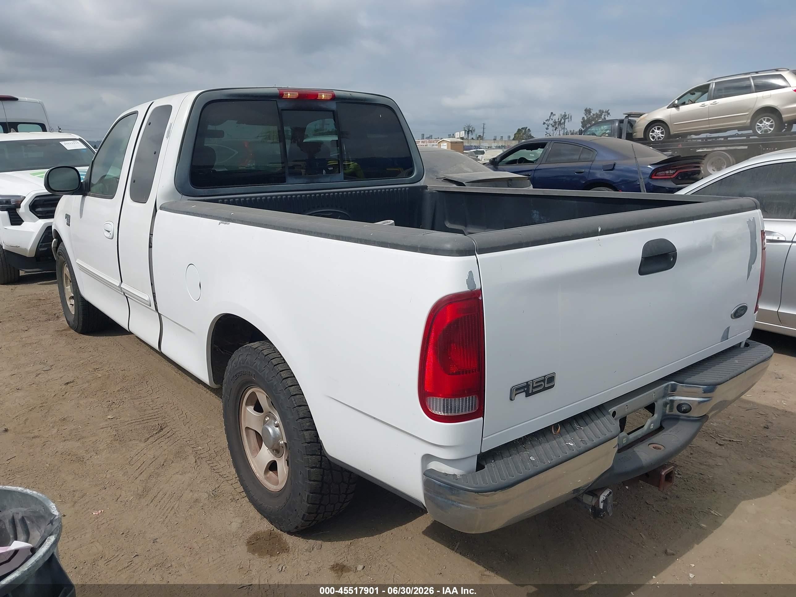2003 Ford F-150 Lariat/xl/xlt White vin: 1FTRX17L63KA28340