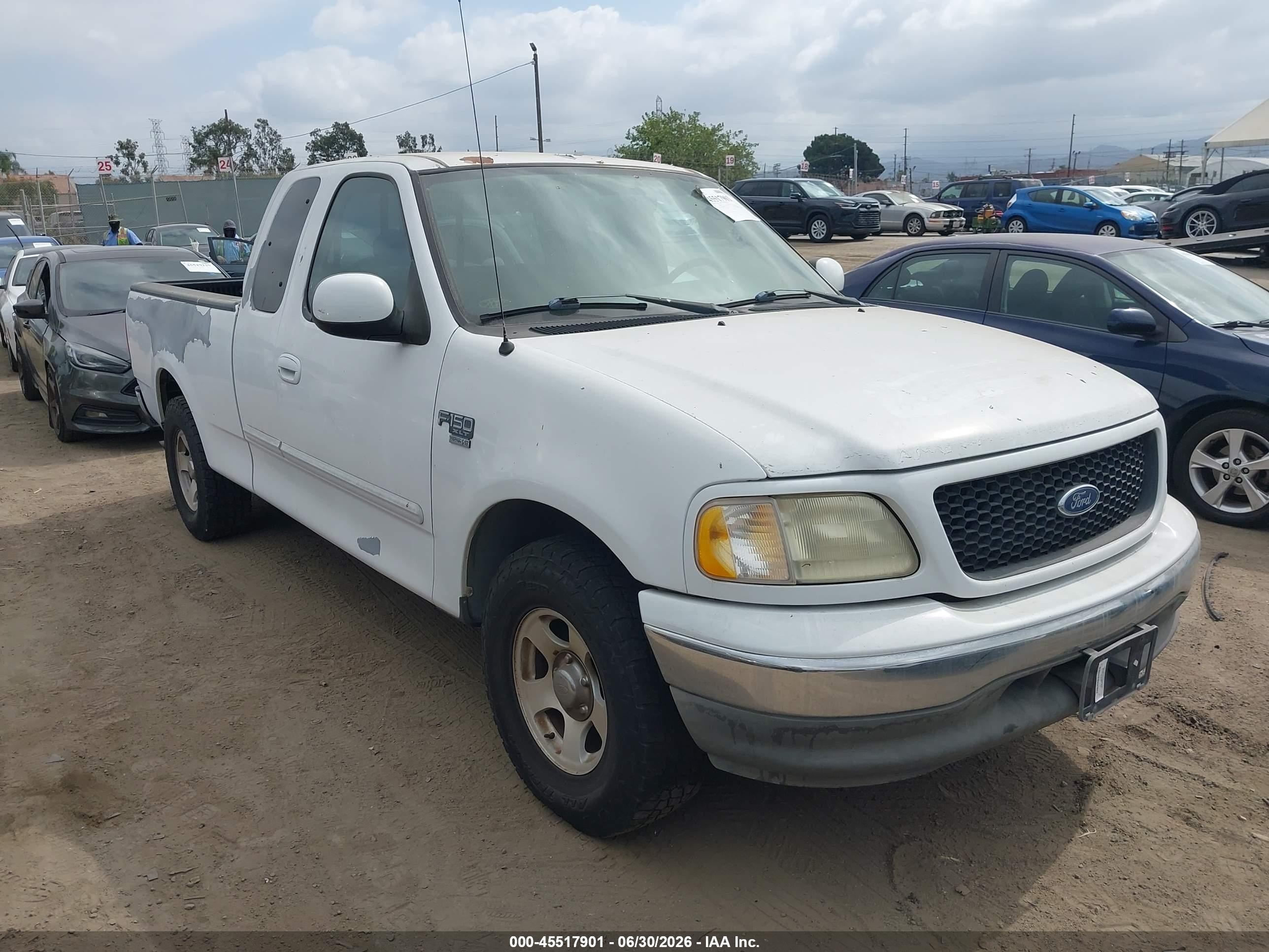 2003 Ford F-150 Lariat/xl/xlt White vin: 1FTRX17L63KA28340