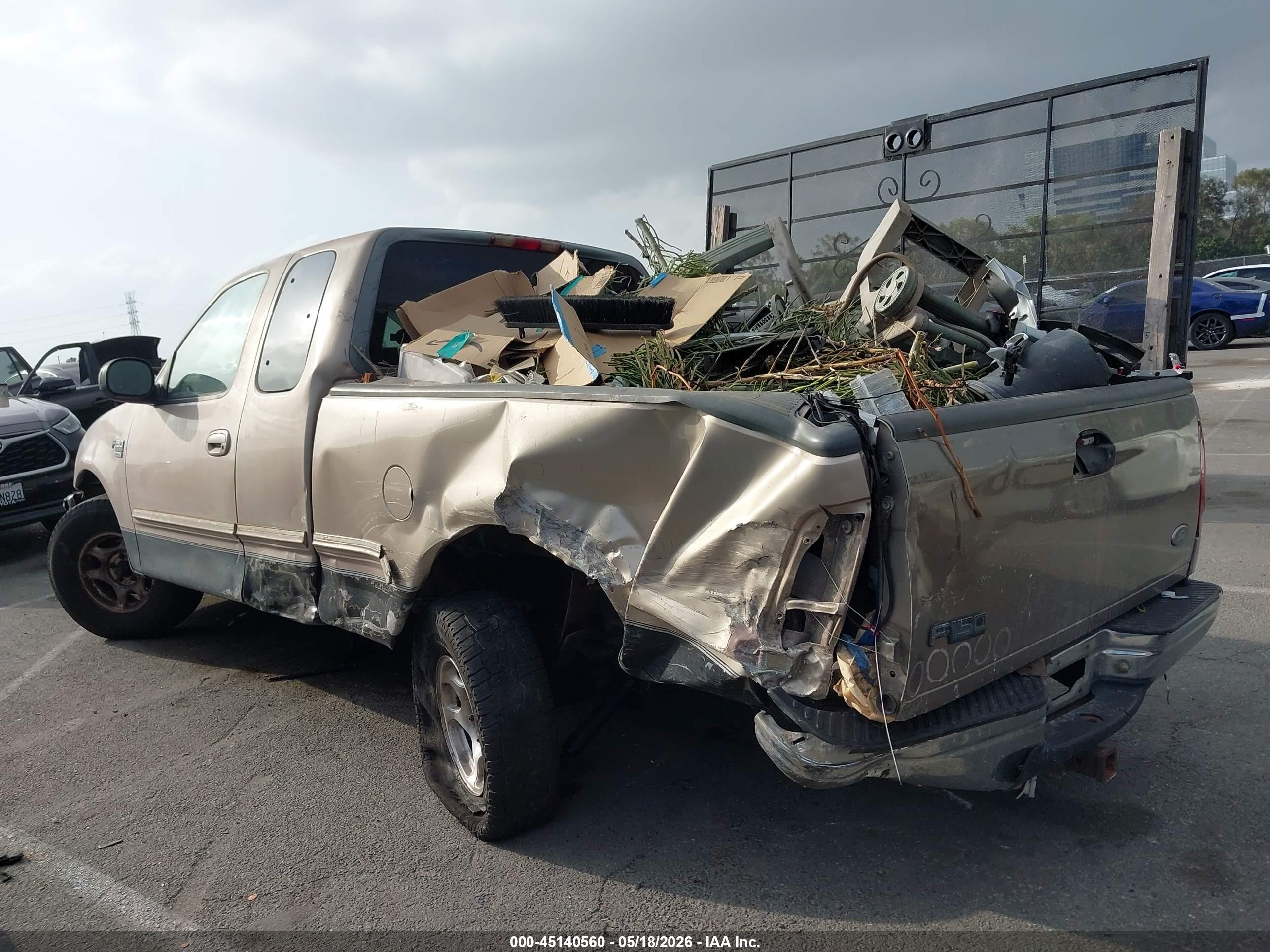 1998 Ford F-150 Lariat/xl/xlt Champagne vin: 1FTRX17L6WKB22660
