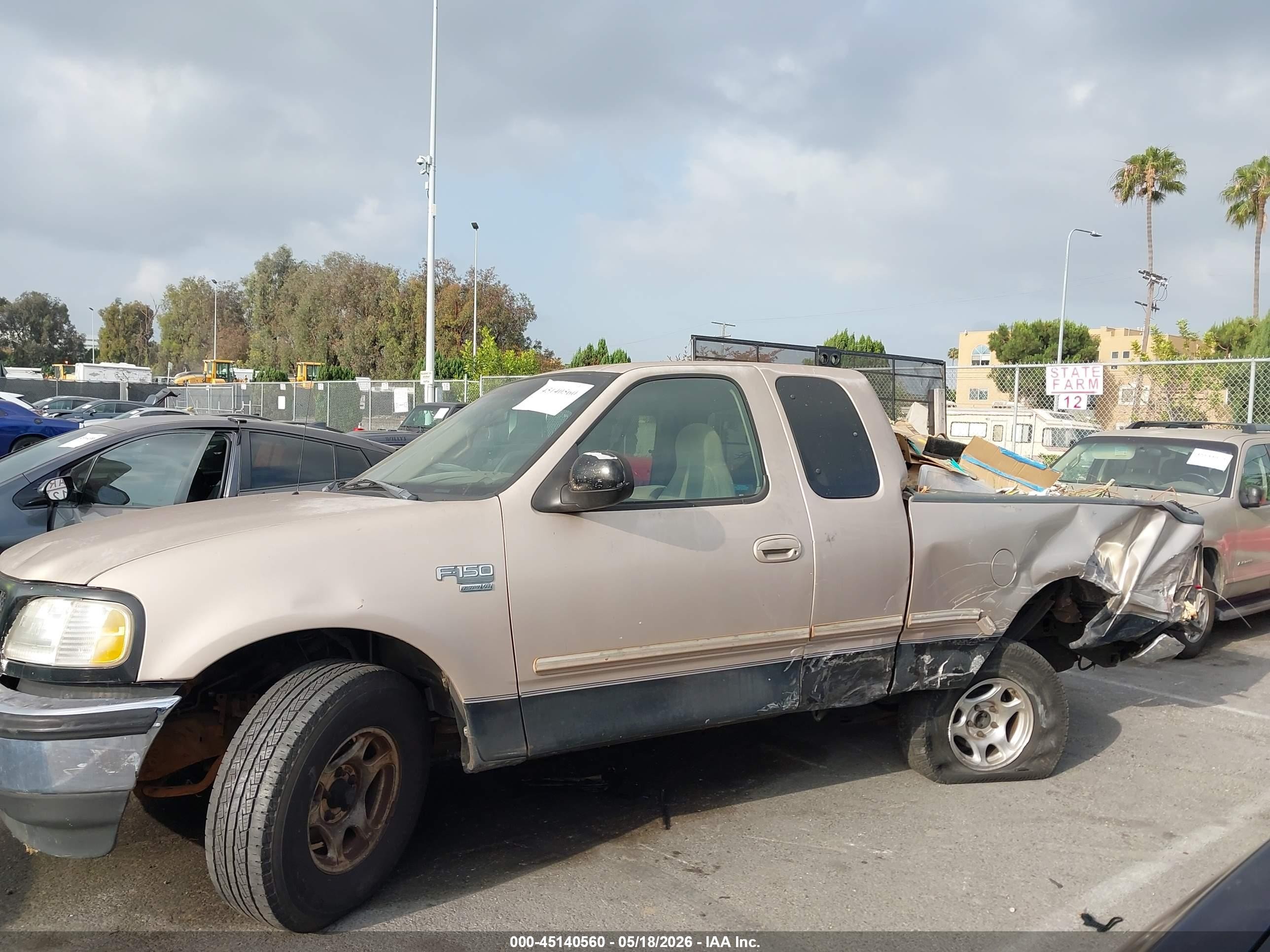 1998 Ford F-150 Lariat/xl/xlt Champagne vin: 1FTRX17L6WKB22660