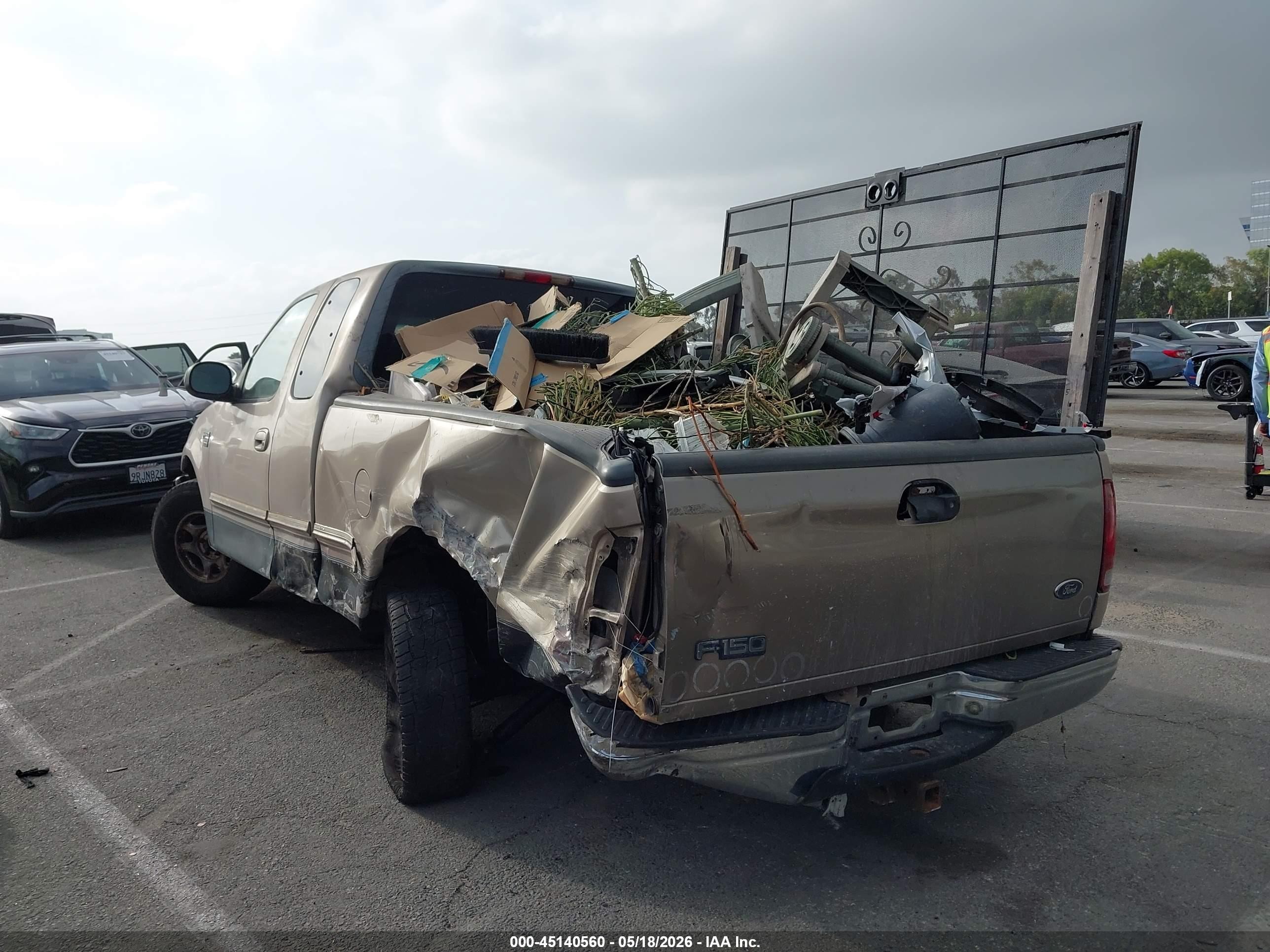1998 Ford F-150 Lariat/xl/xlt Champagne vin: 1FTRX17L6WKB22660