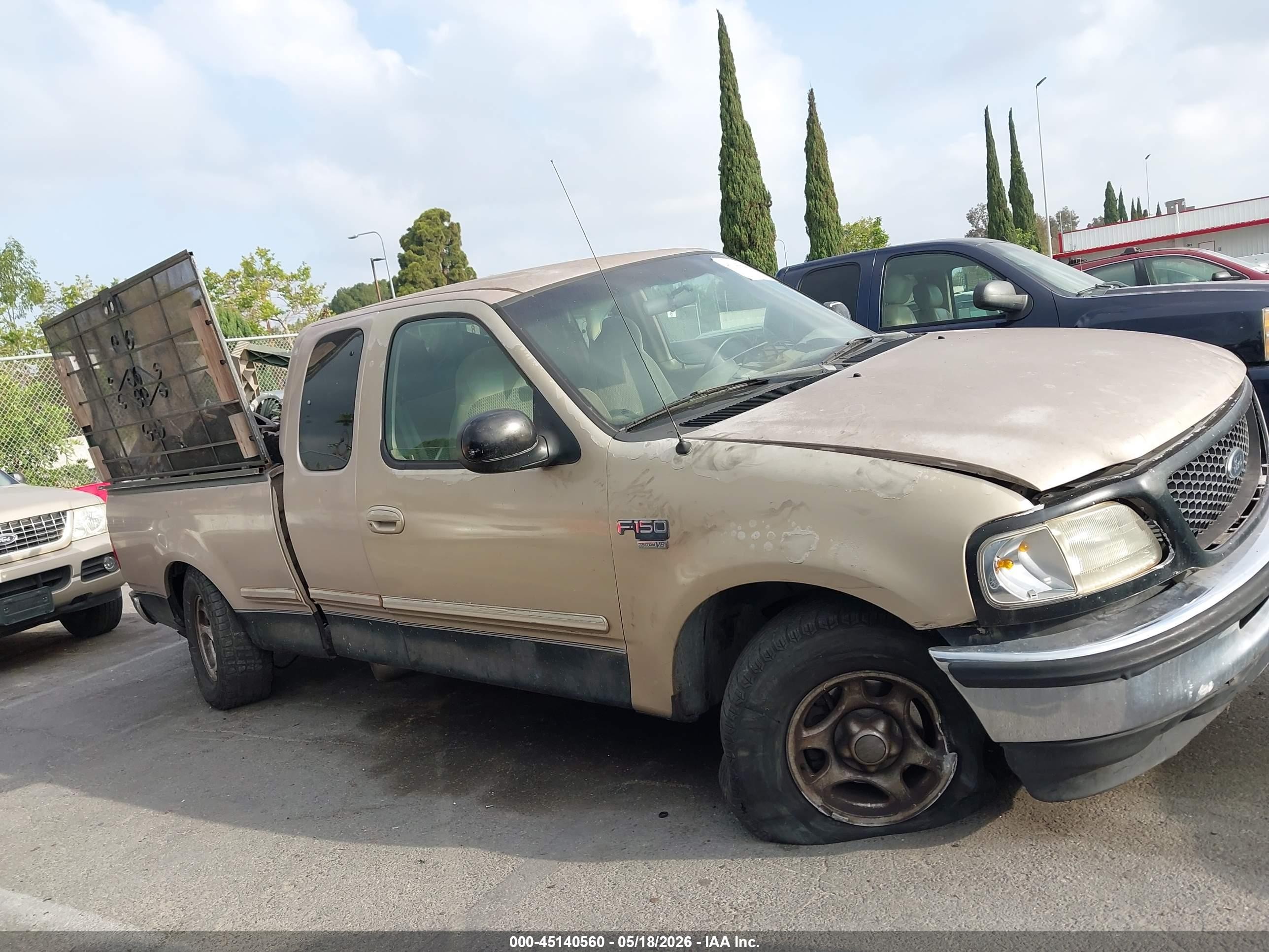 1998 Ford F-150 Lariat/xl/xlt Champagne vin: 1FTRX17L6WKB22660
