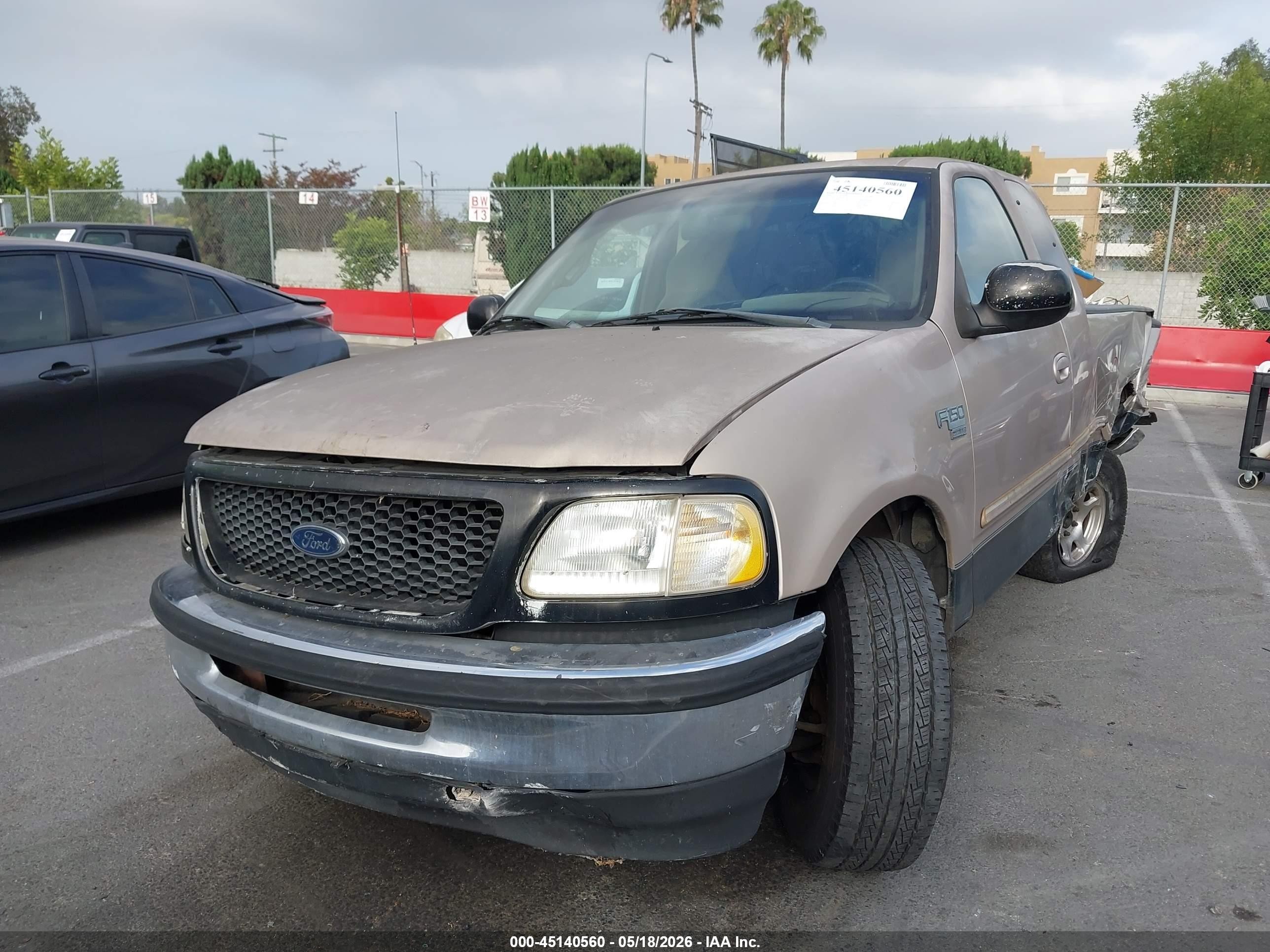 1998 Ford F-150 Lariat/xl/xlt Champagne vin: 1FTRX17L6WKB22660