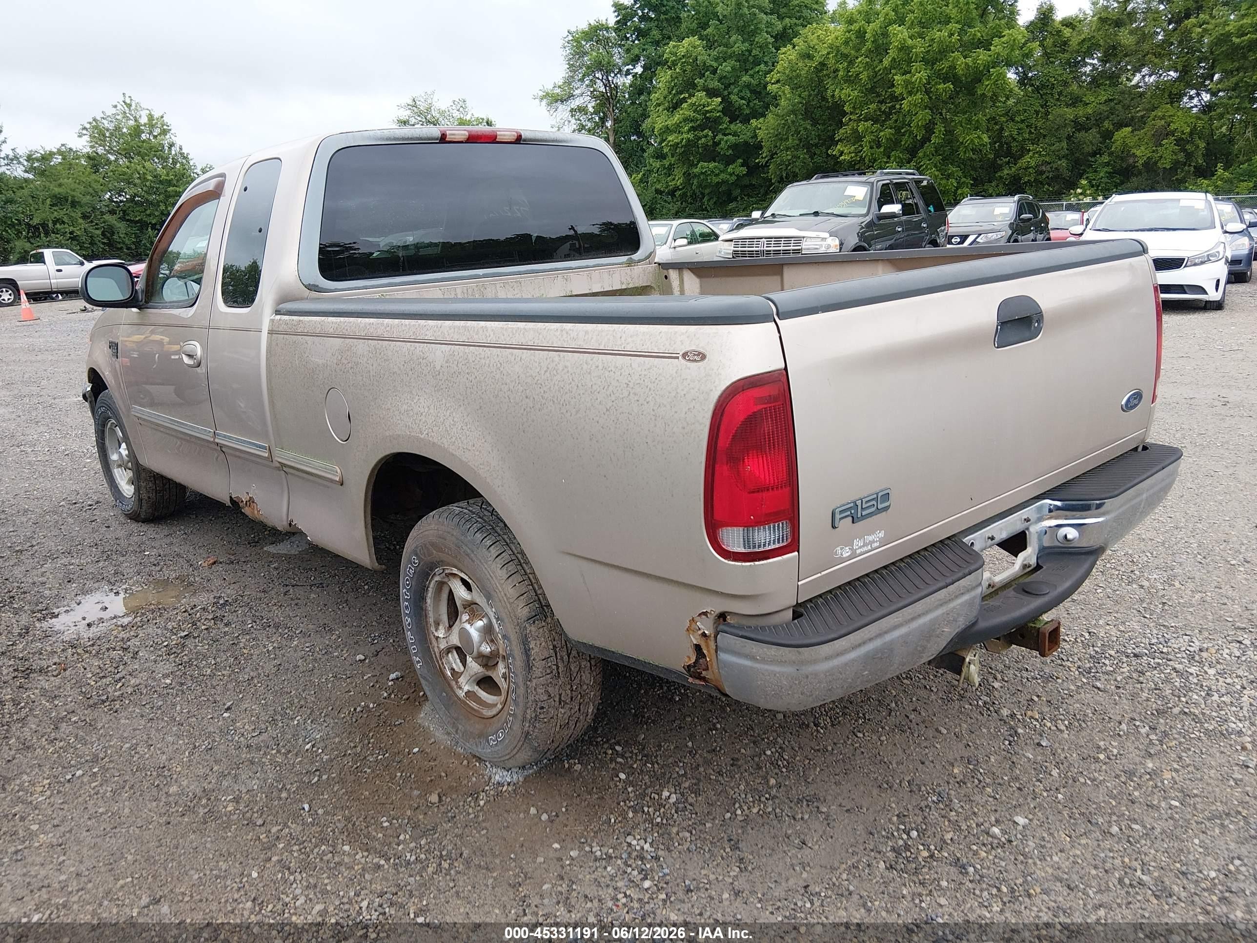 1998 Ford F-150 Lariat/xl/xlt Gold vin: 1FTRX17L6WNB24388