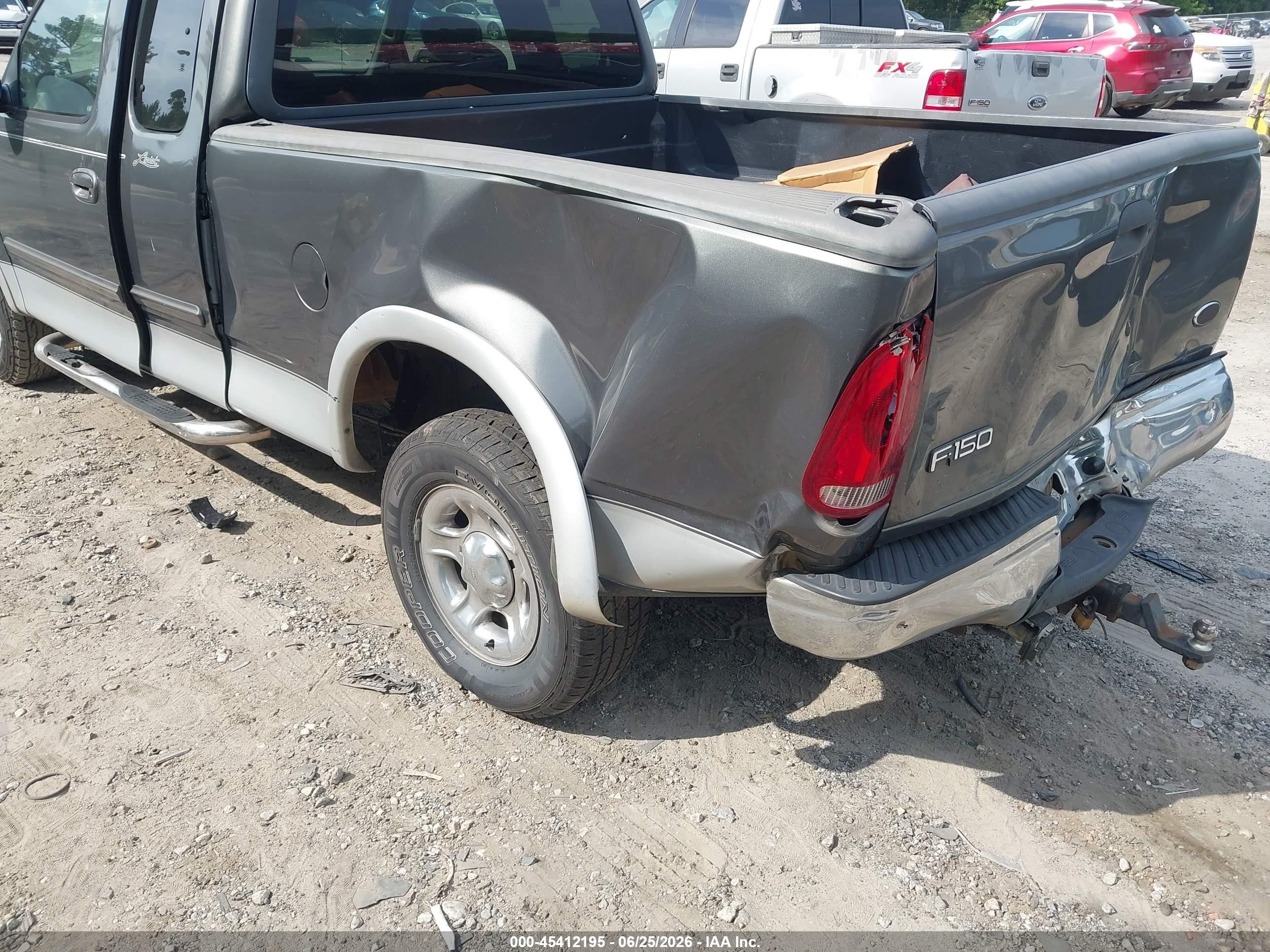 2002 Ford F-150 Lariat/xl/xlt Gray vin: 1FTRX17L72NA53227