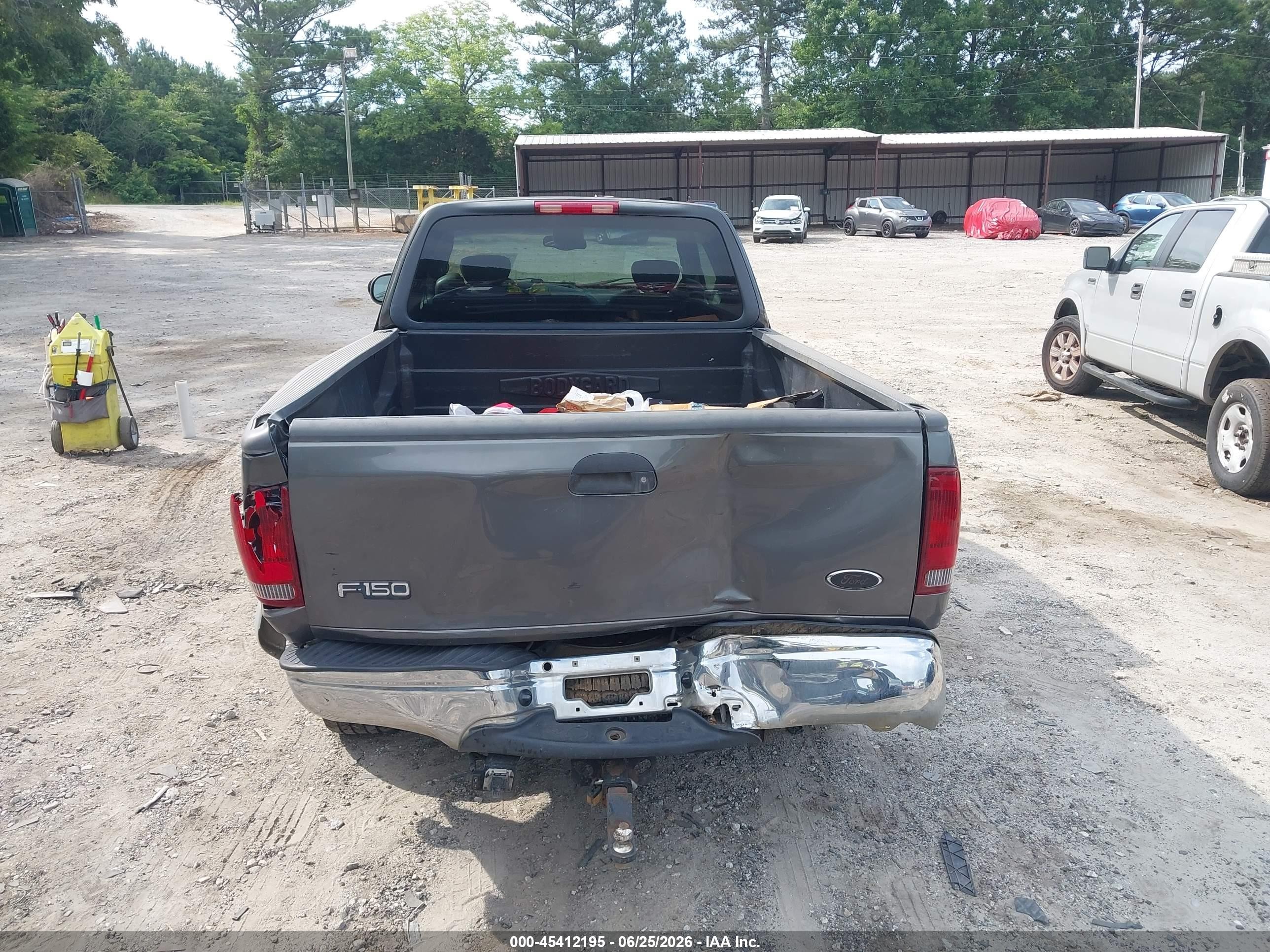 2002 Ford F-150 Lariat/xl/xlt Gray vin: 1FTRX17L72NA53227