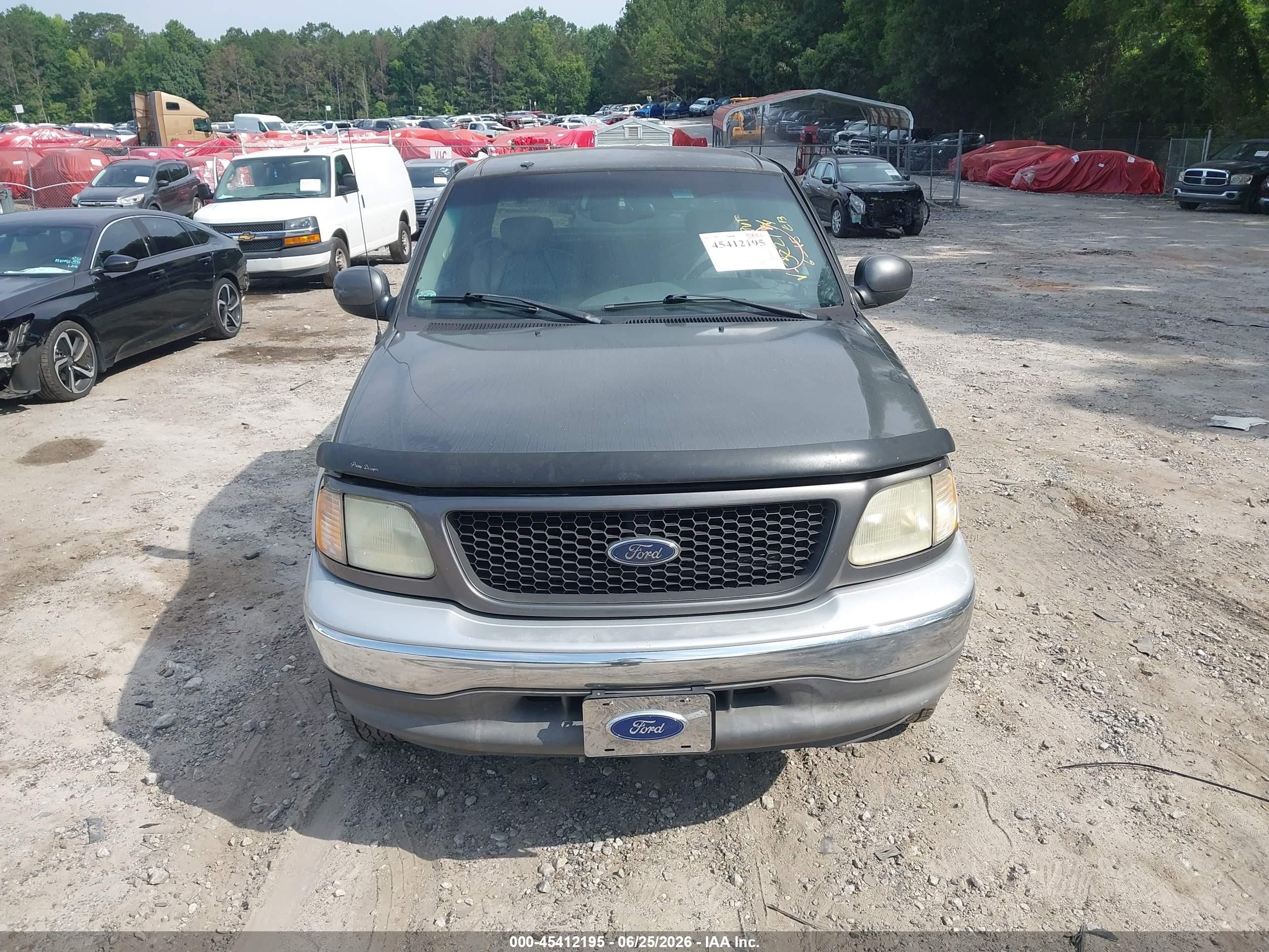2002 Ford F-150 Lariat/xl/xlt Gray vin: 1FTRX17L72NA53227