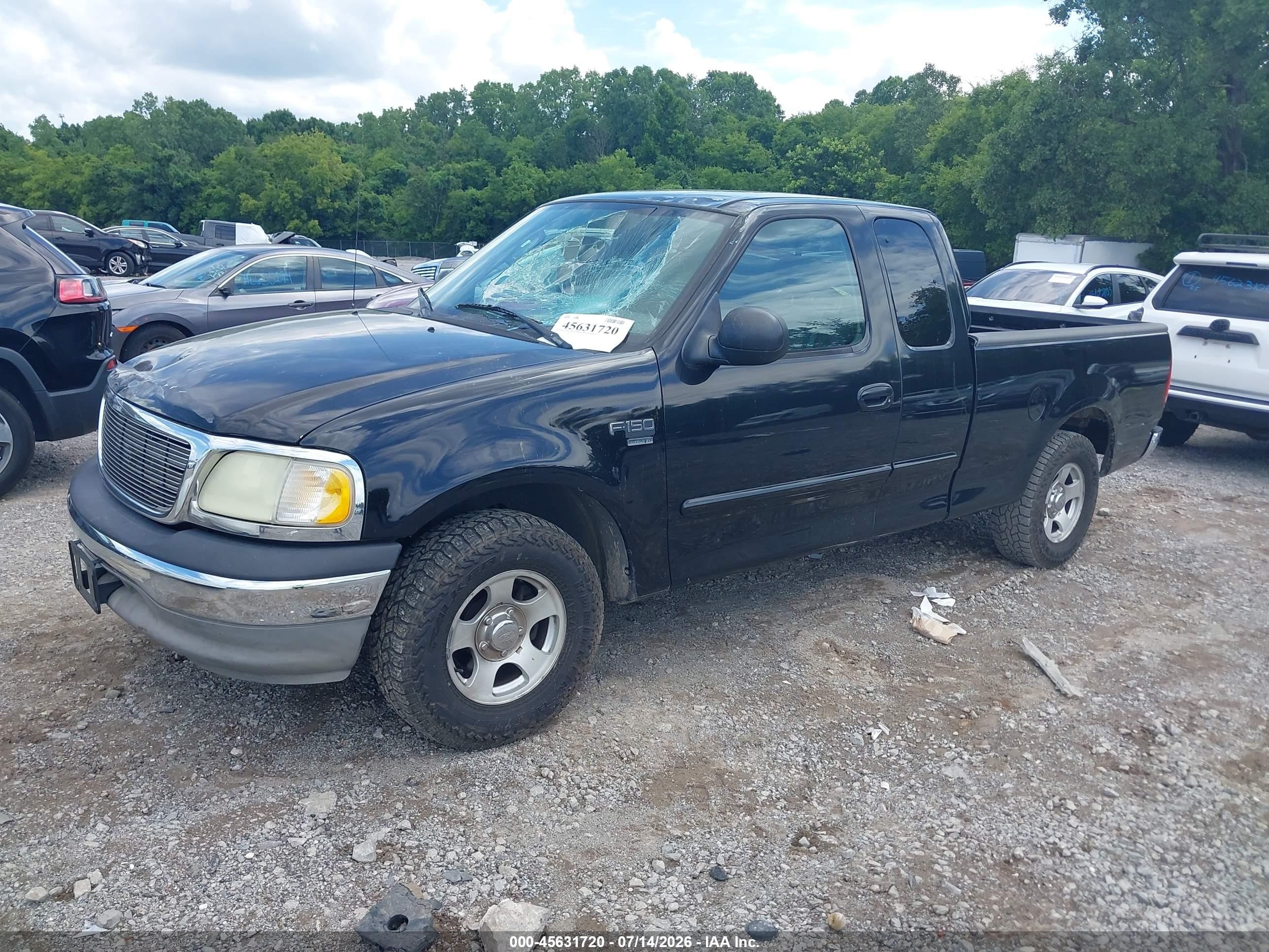 2003 Ford F-150 Lariat/xl/xlt Black vin: 1FTRX17L73NB81615