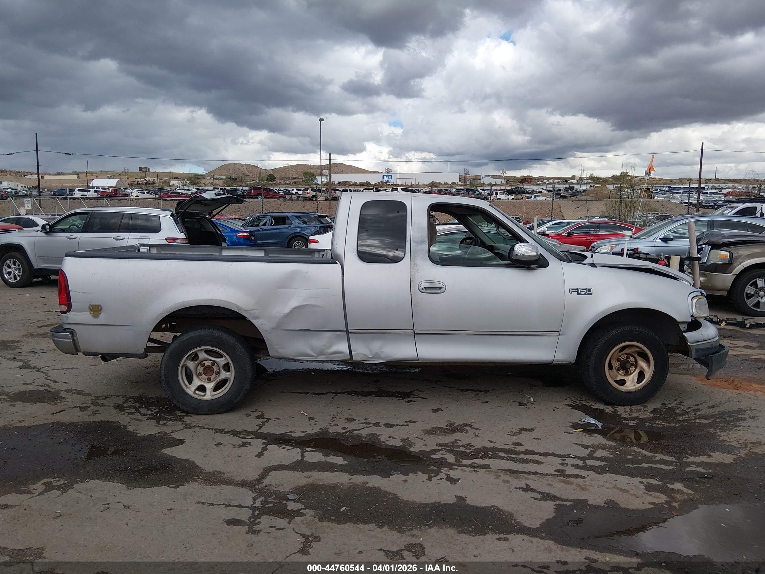 1998 Ford F-150 Lariat/xl/xlt Silver vin: 1FTRX17L7WKA85778