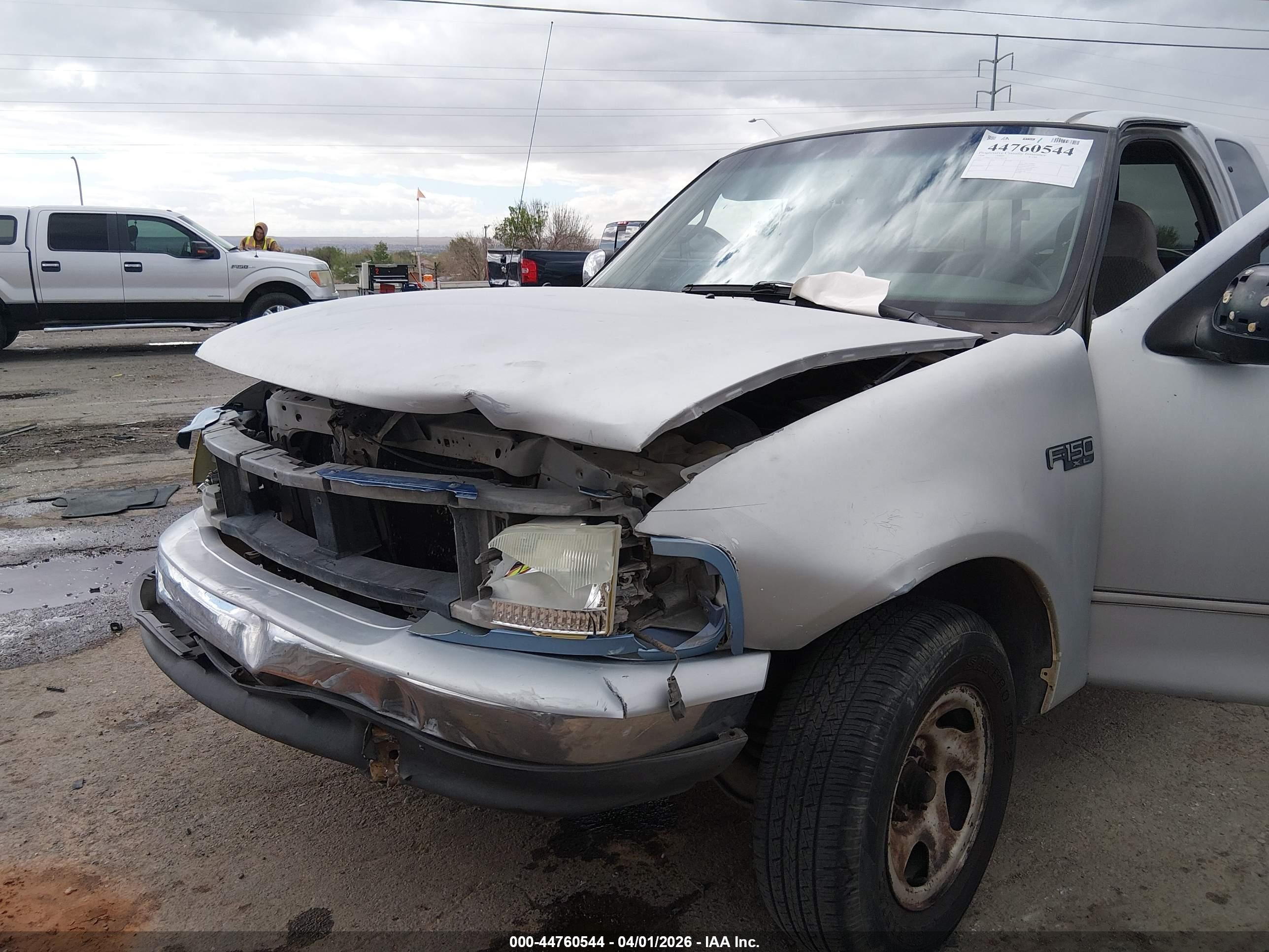 1998 Ford F-150 Lariat/xl/xlt Silver vin: 1FTRX17L7WKA85778