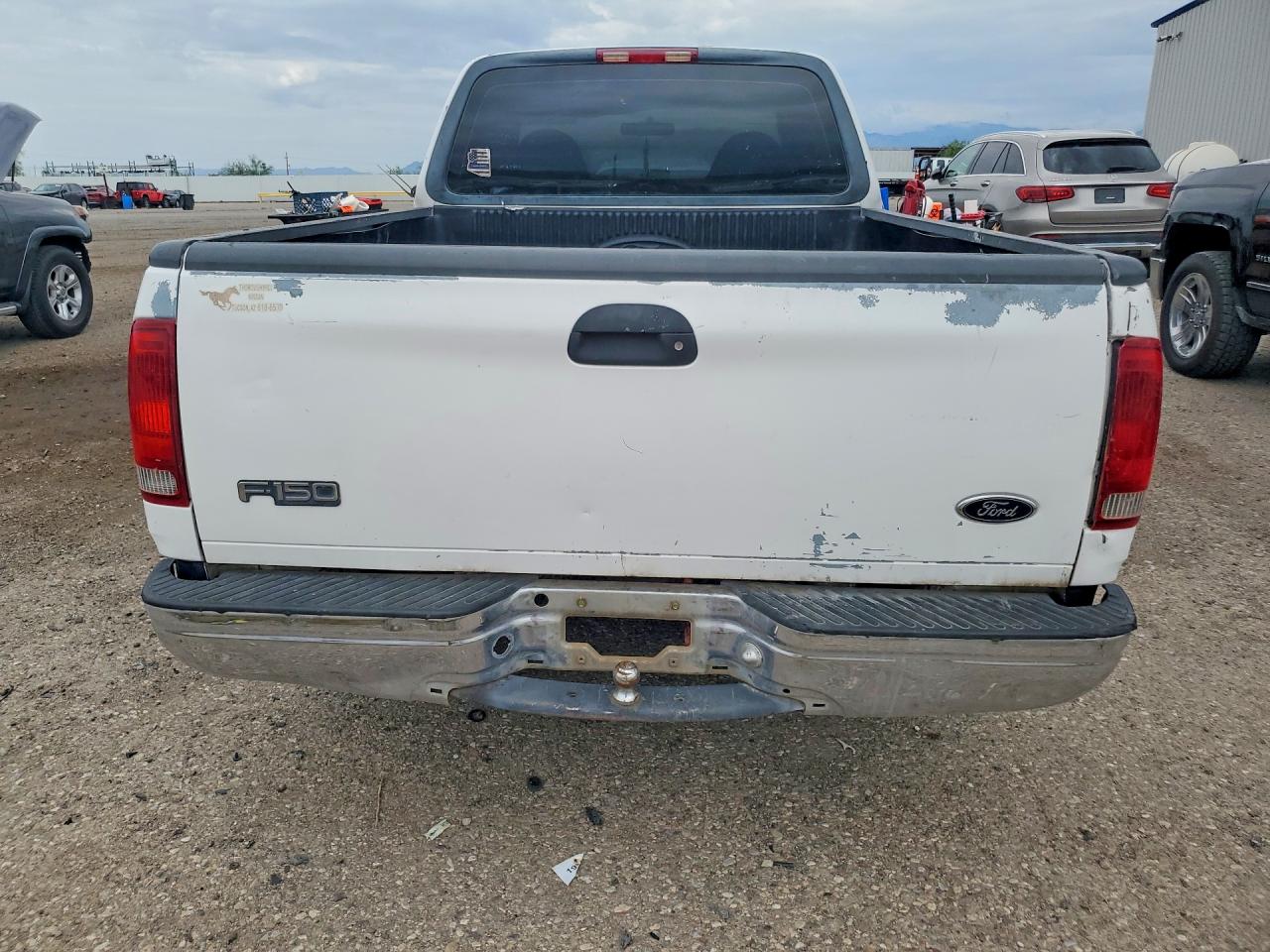 1999 Ford F150 White vin: 1FTRX17L7XKB74896