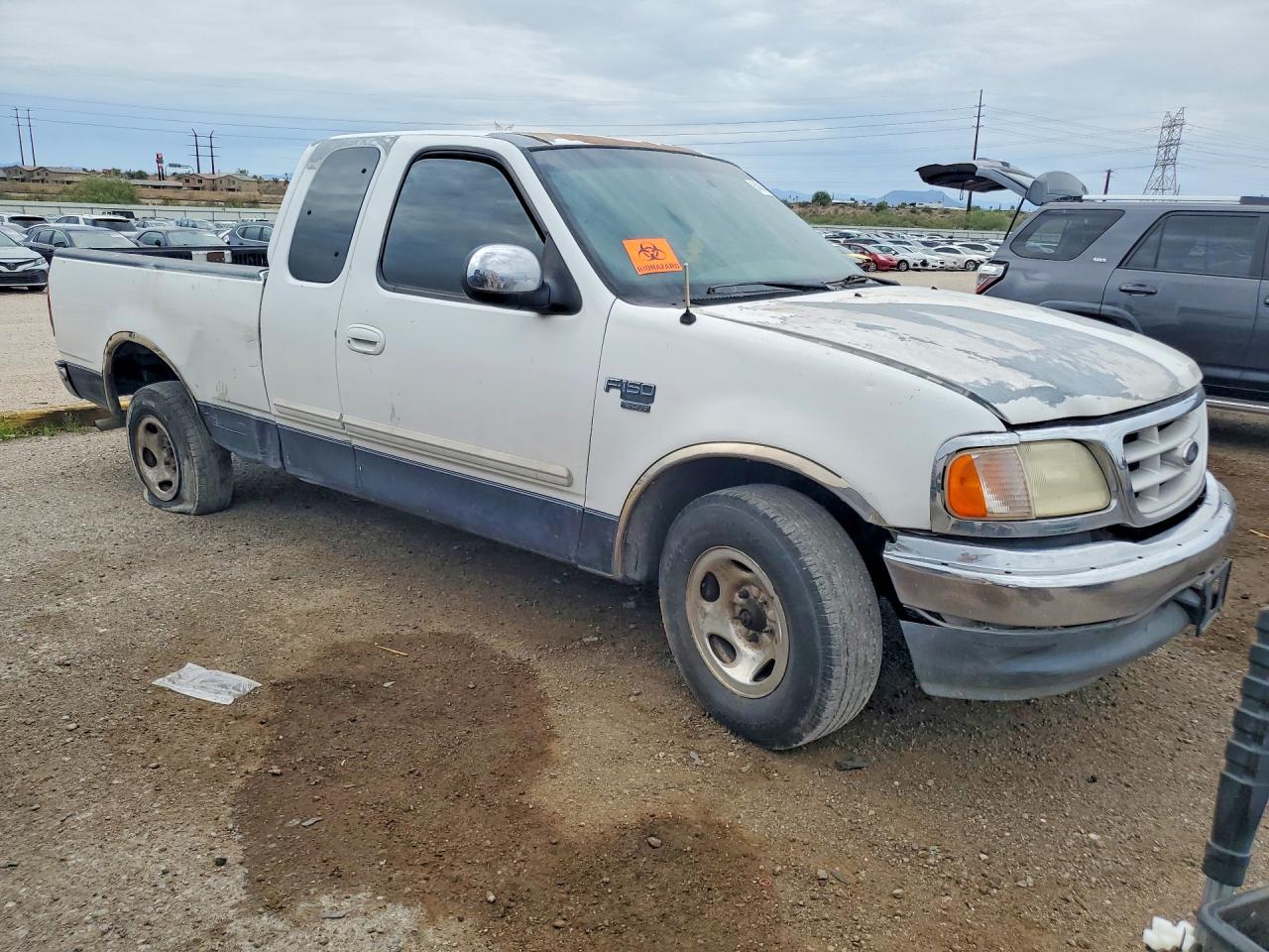 1999 Ford F150 White vin: 1FTRX17L7XKB74896