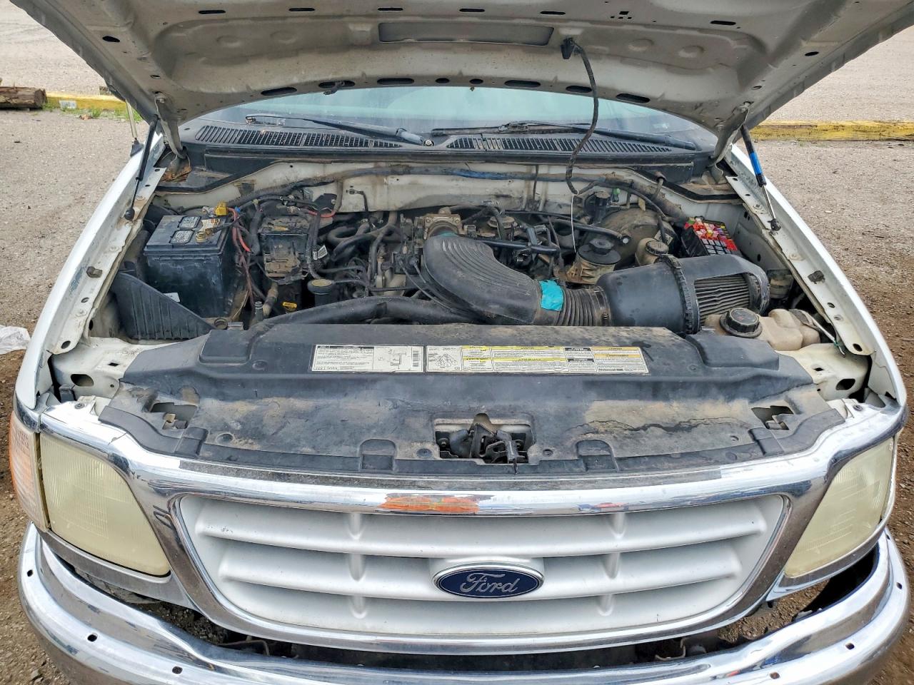 1999 Ford F150 White vin: 1FTRX17L7XKB74896