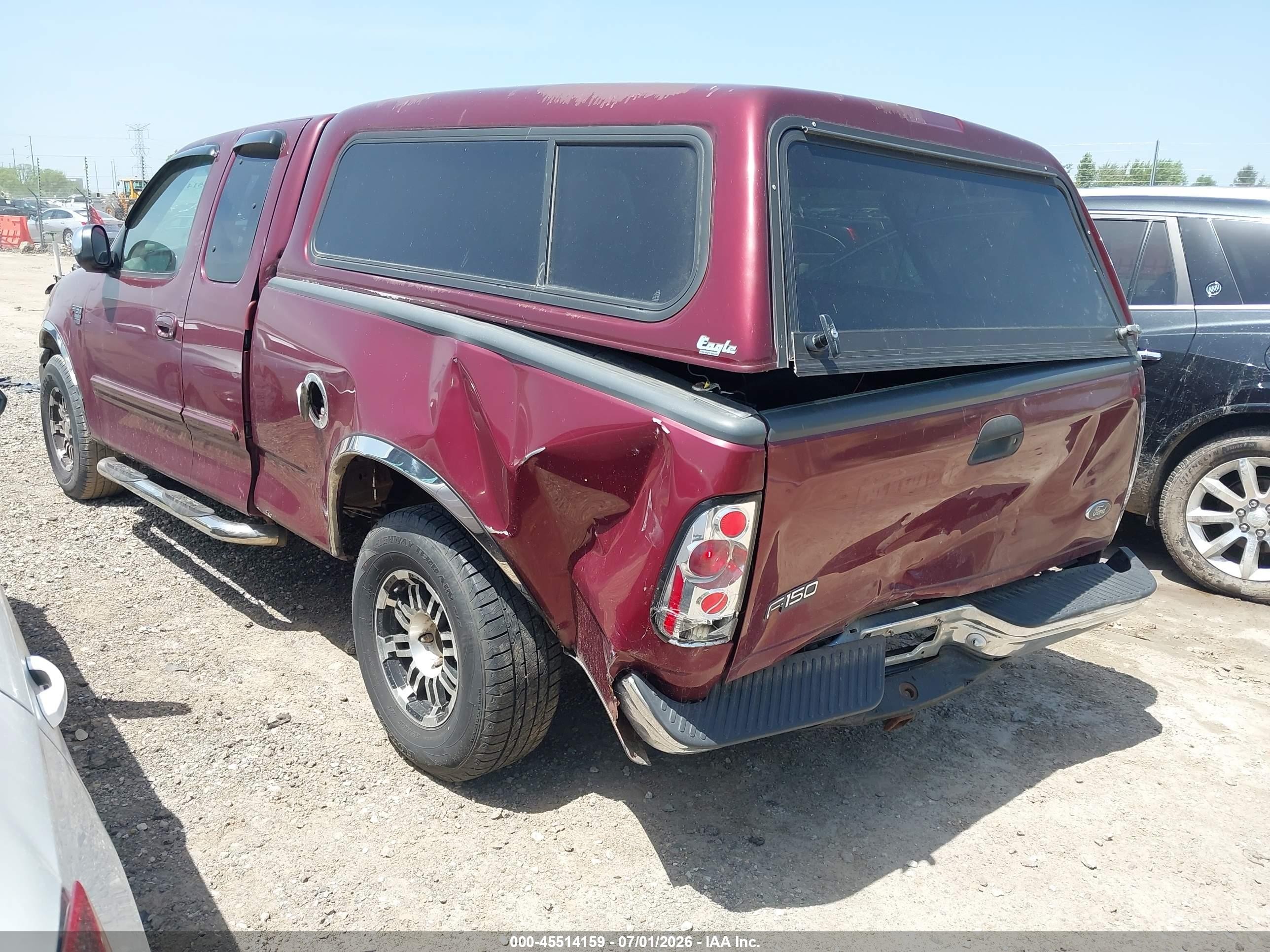 1999 Ford F-150 Lariat/xl/xlt Maroon vin: 1FTRX17L7XNB41363