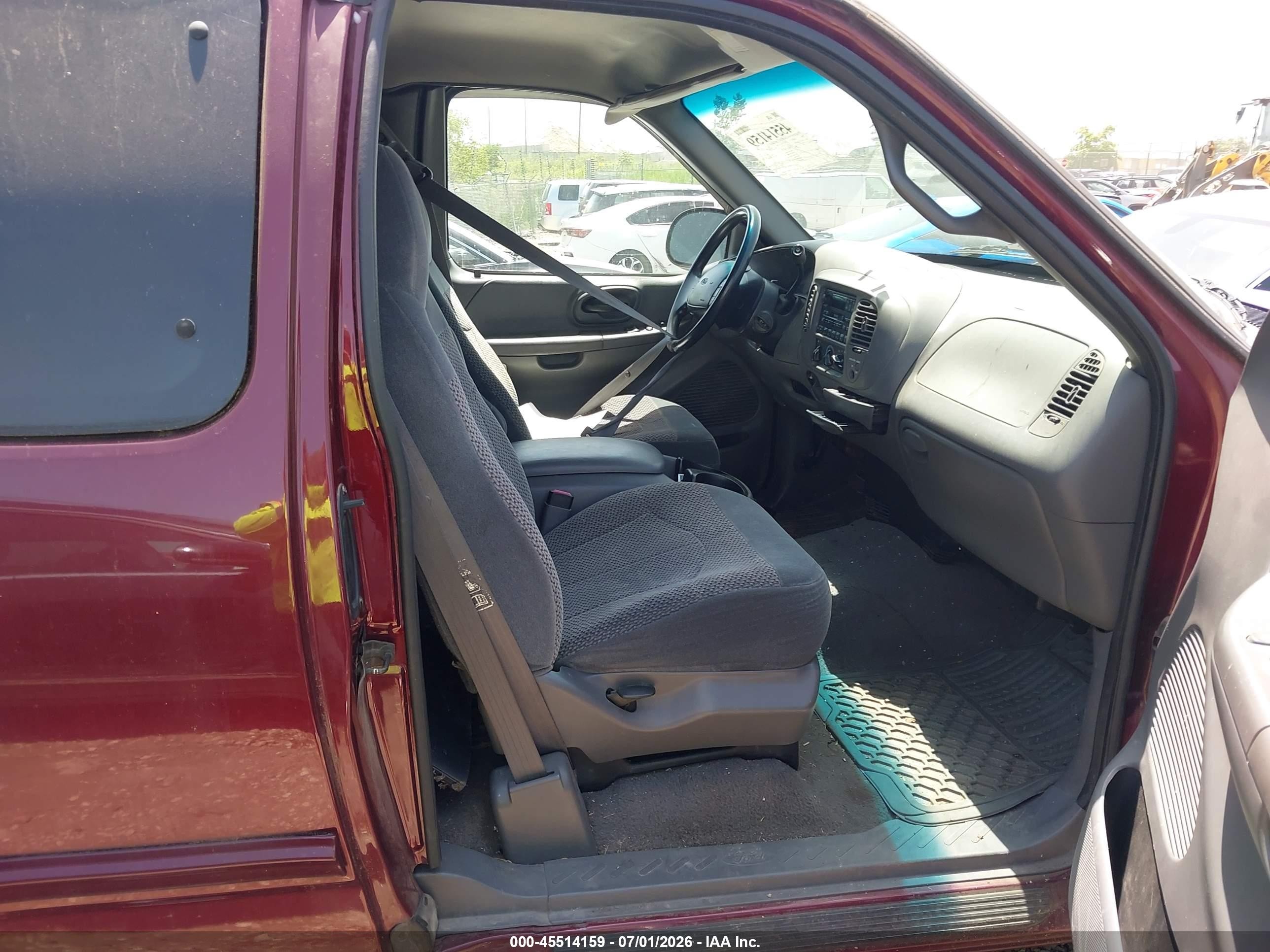 1999 Ford F-150 Lariat/xl/xlt Maroon vin: 1FTRX17L7XNB41363