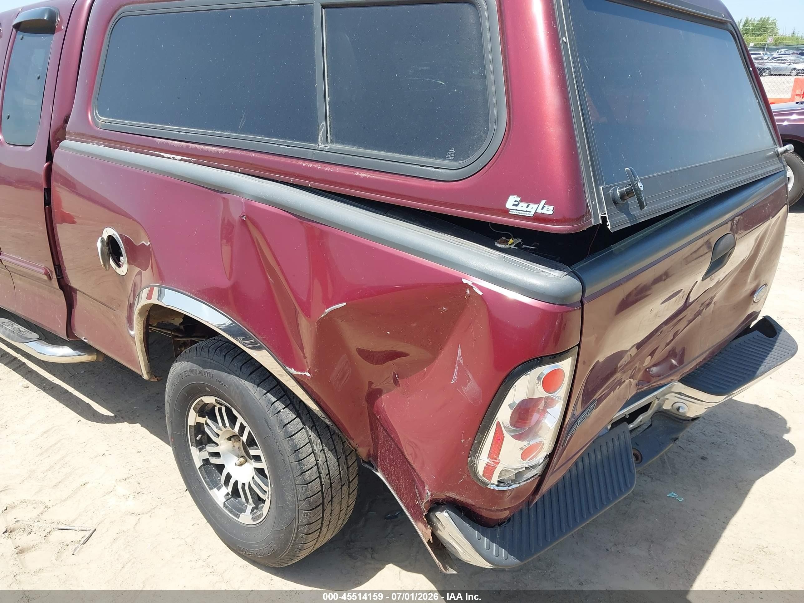 1999 Ford F-150 Lariat/xl/xlt Maroon vin: 1FTRX17L7XNB41363
