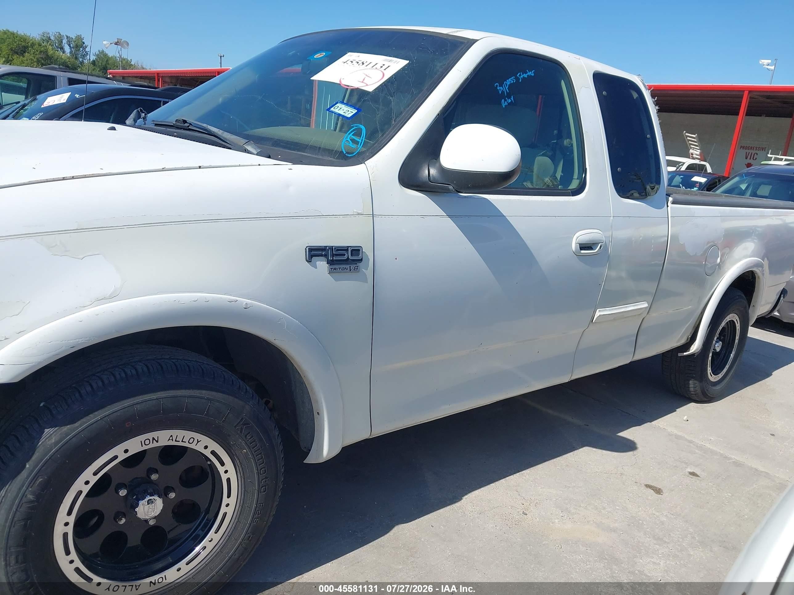 2000 Ford F-150 Lariat/work Series/xl/xlt Brown vin: 1FTRX17L7YNB99538