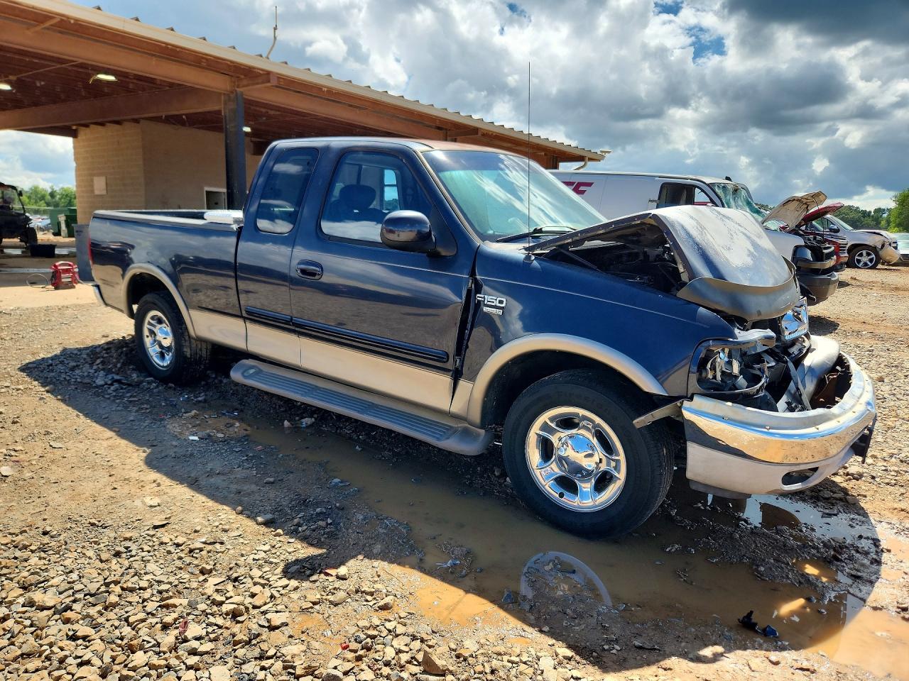 2001 Ford F150 Gray vin: 1FTRX17L81NA85182