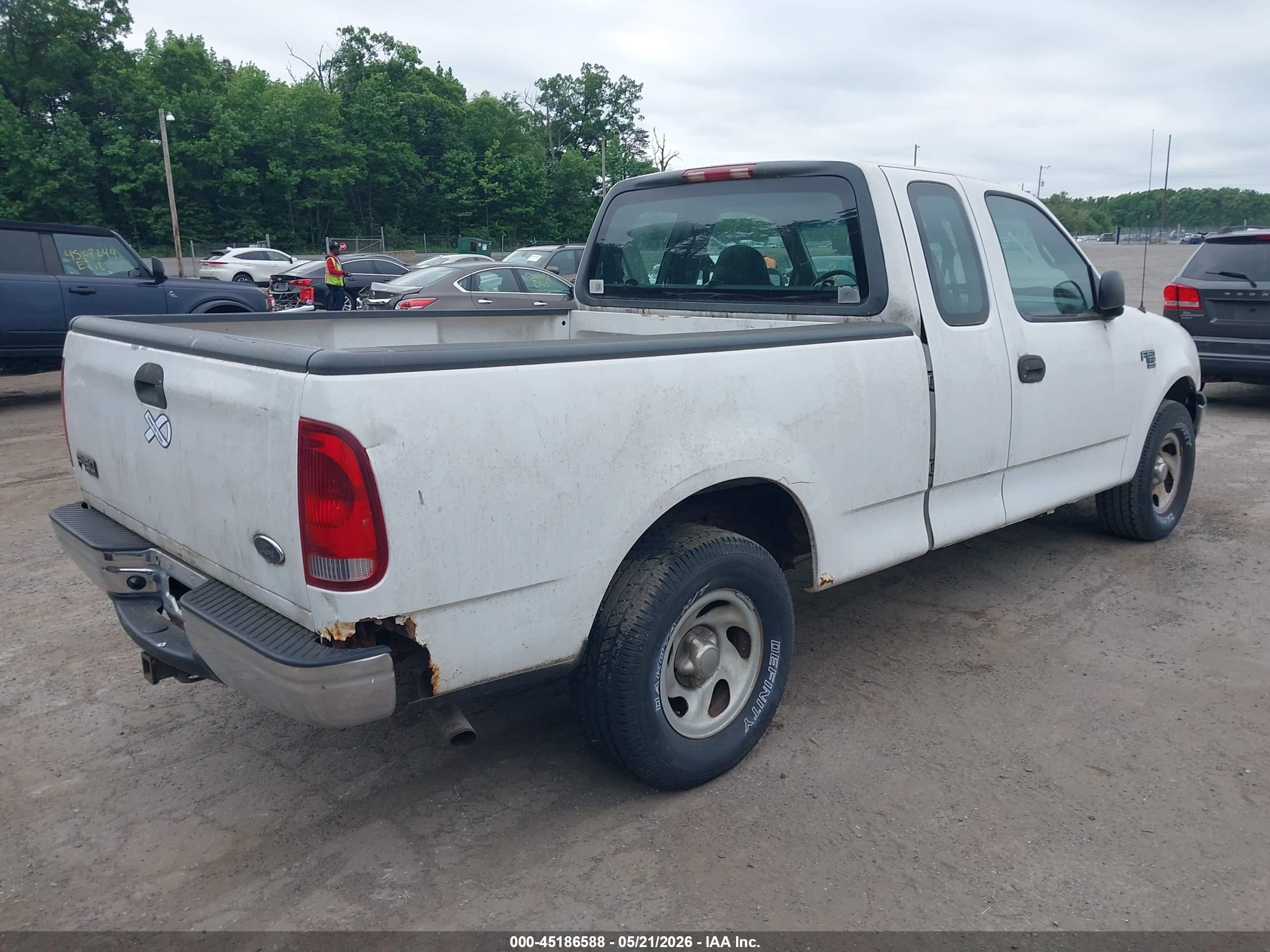 2001 Ford F-150 Lariat/xl/xlt White vin: 1FTRX17L81NB71401