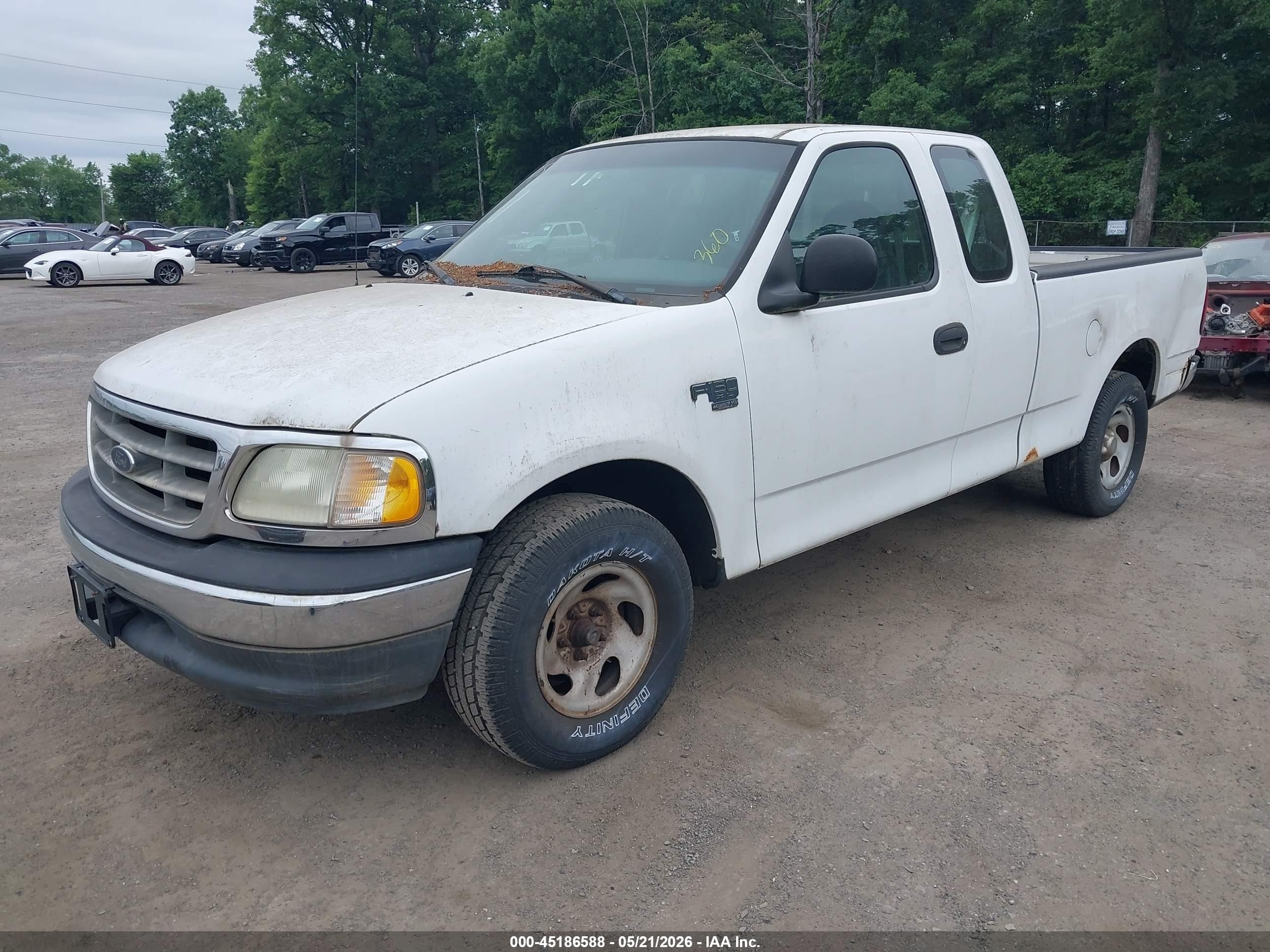 2001 Ford F-150 Lariat/xl/xlt White vin: 1FTRX17L81NB71401