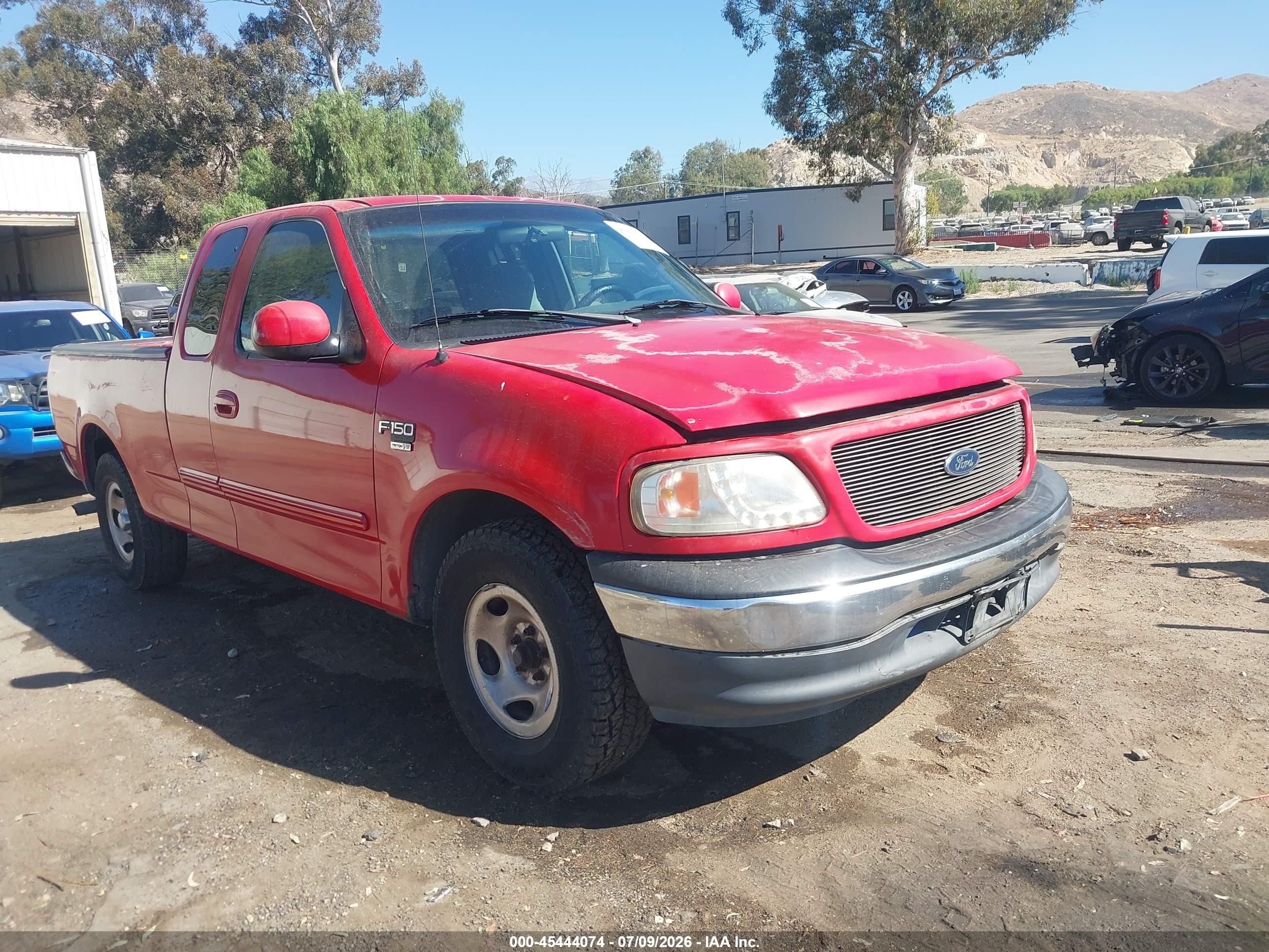 1999 Ford F-150 Lariat/xl/xlt Red vin: 1FTRX17L8XKA83006