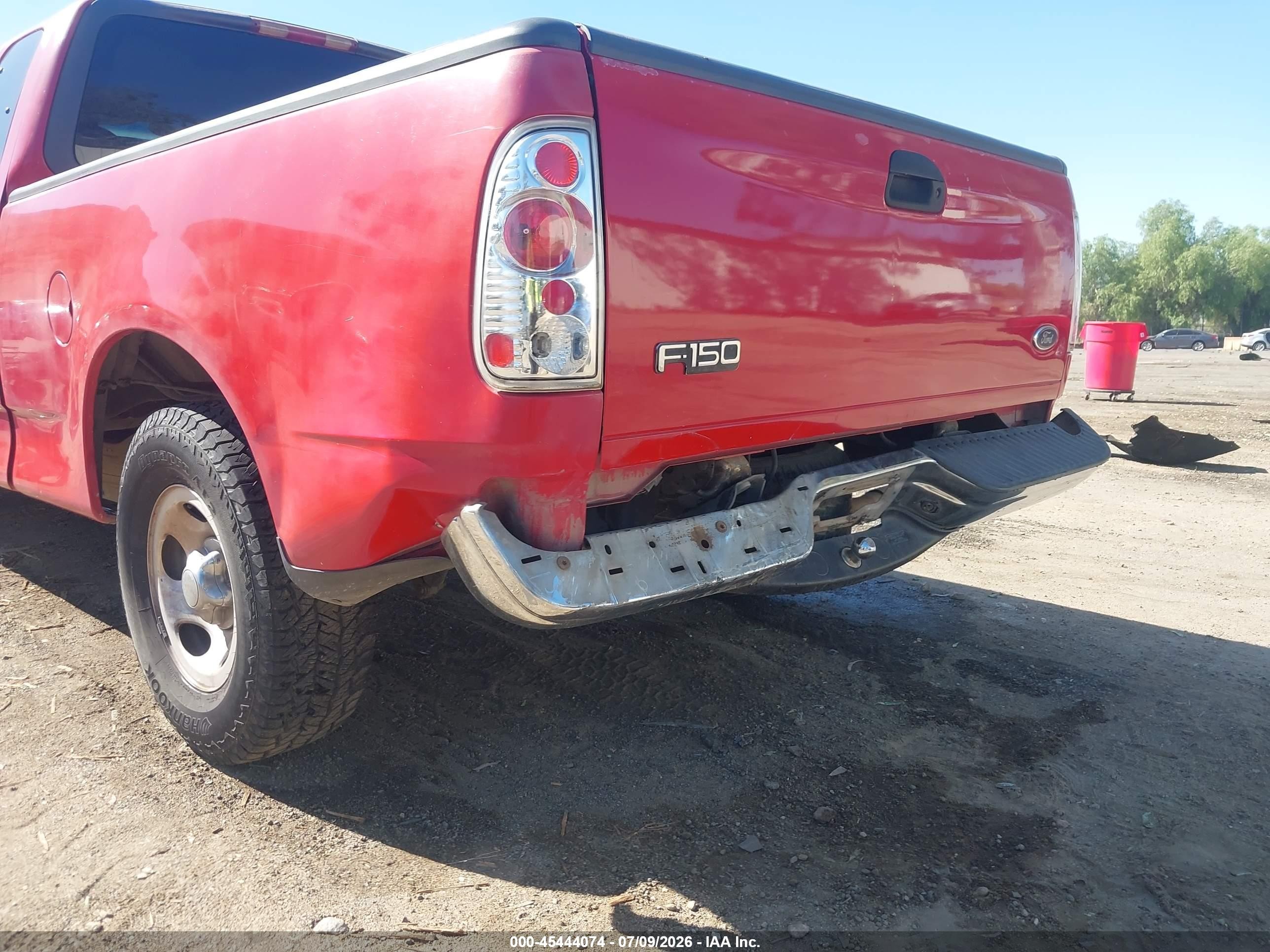 1999 Ford F-150 Lariat/xl/xlt Red vin: 1FTRX17L8XKA83006