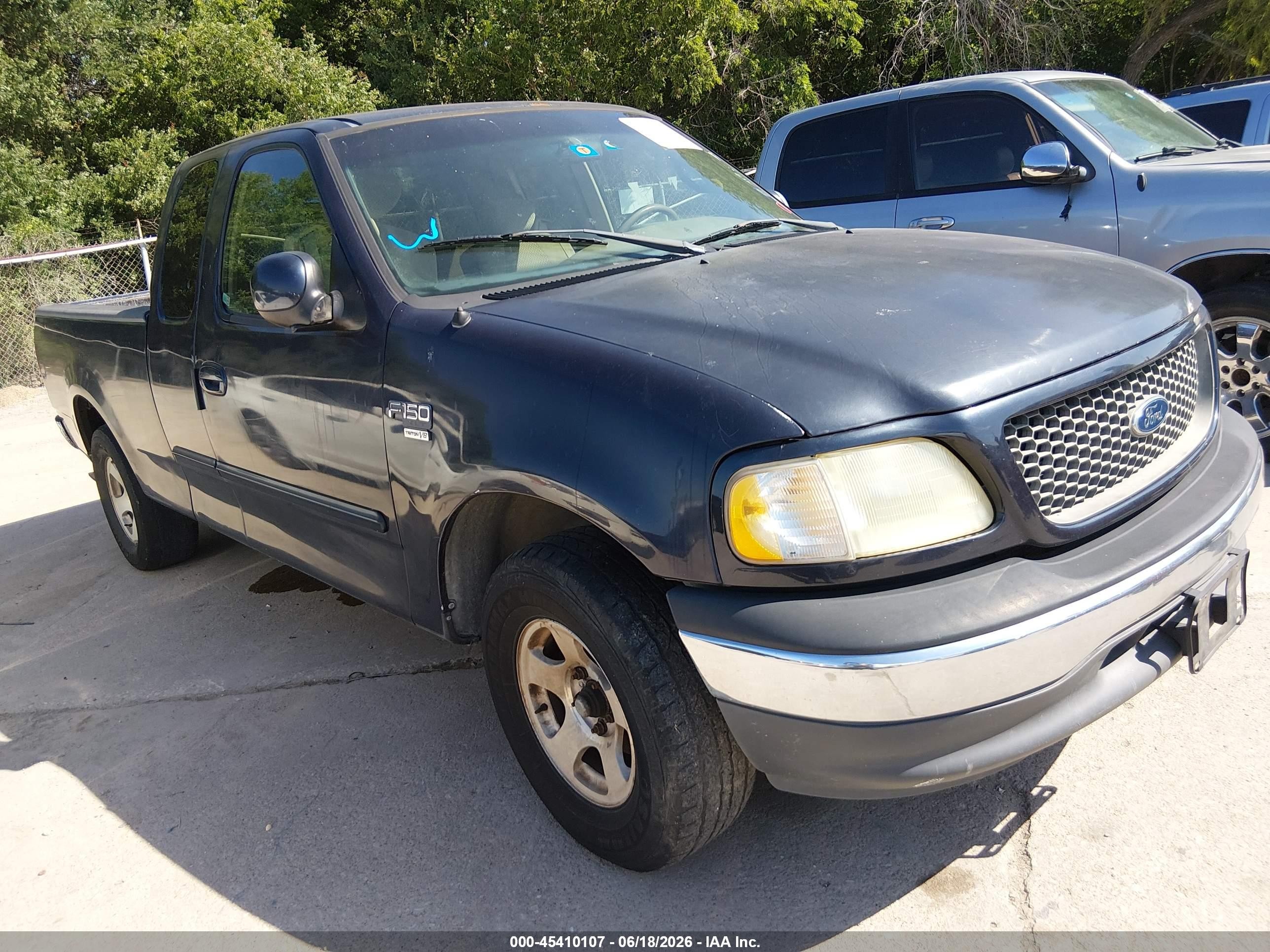 2001 Ford F-150 Lariat/xl/xlt Blue vin: 1FTRX17L91NC01960