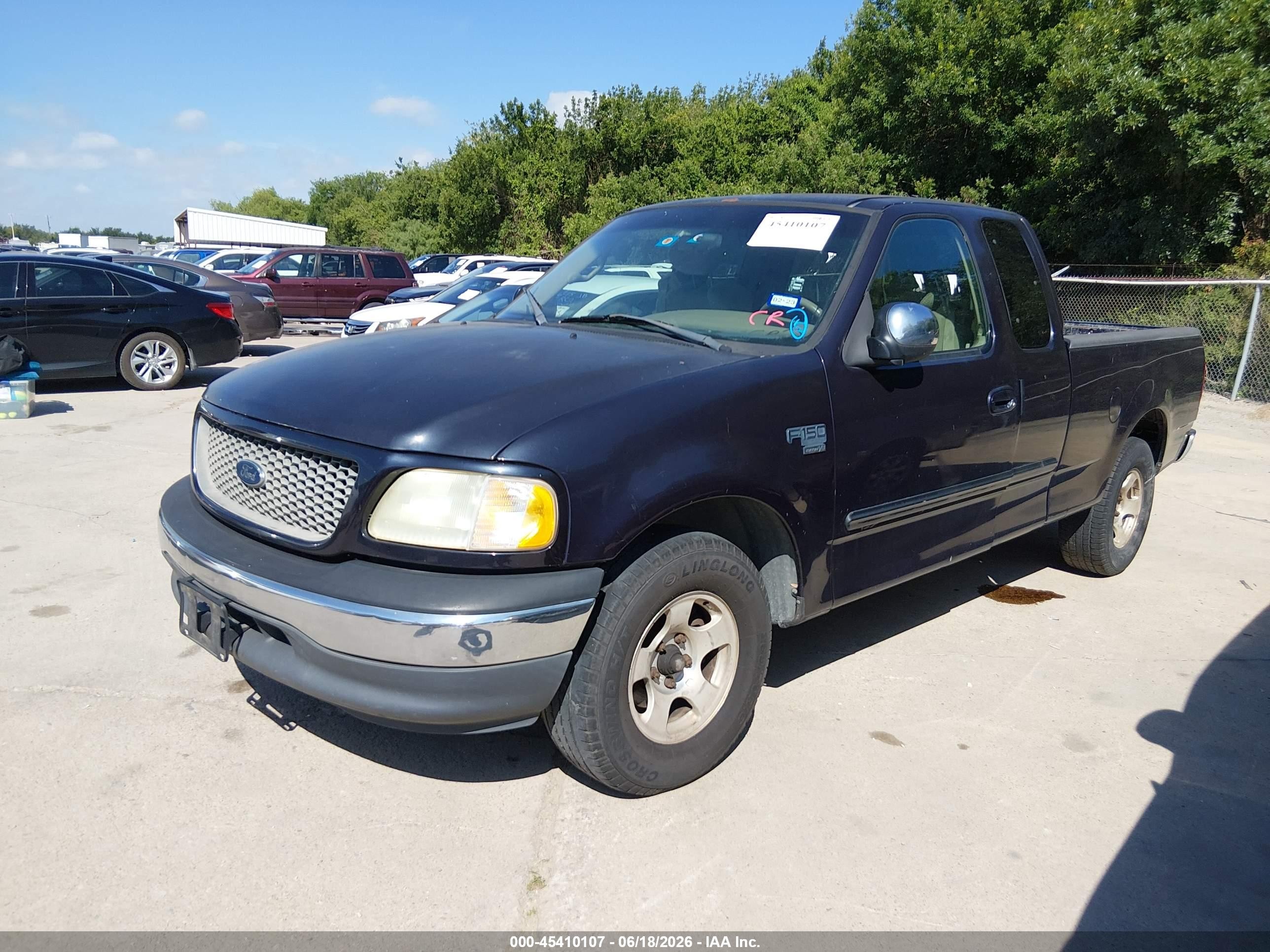 2001 Ford F-150 Lariat/xl/xlt Blue vin: 1FTRX17L91NC01960