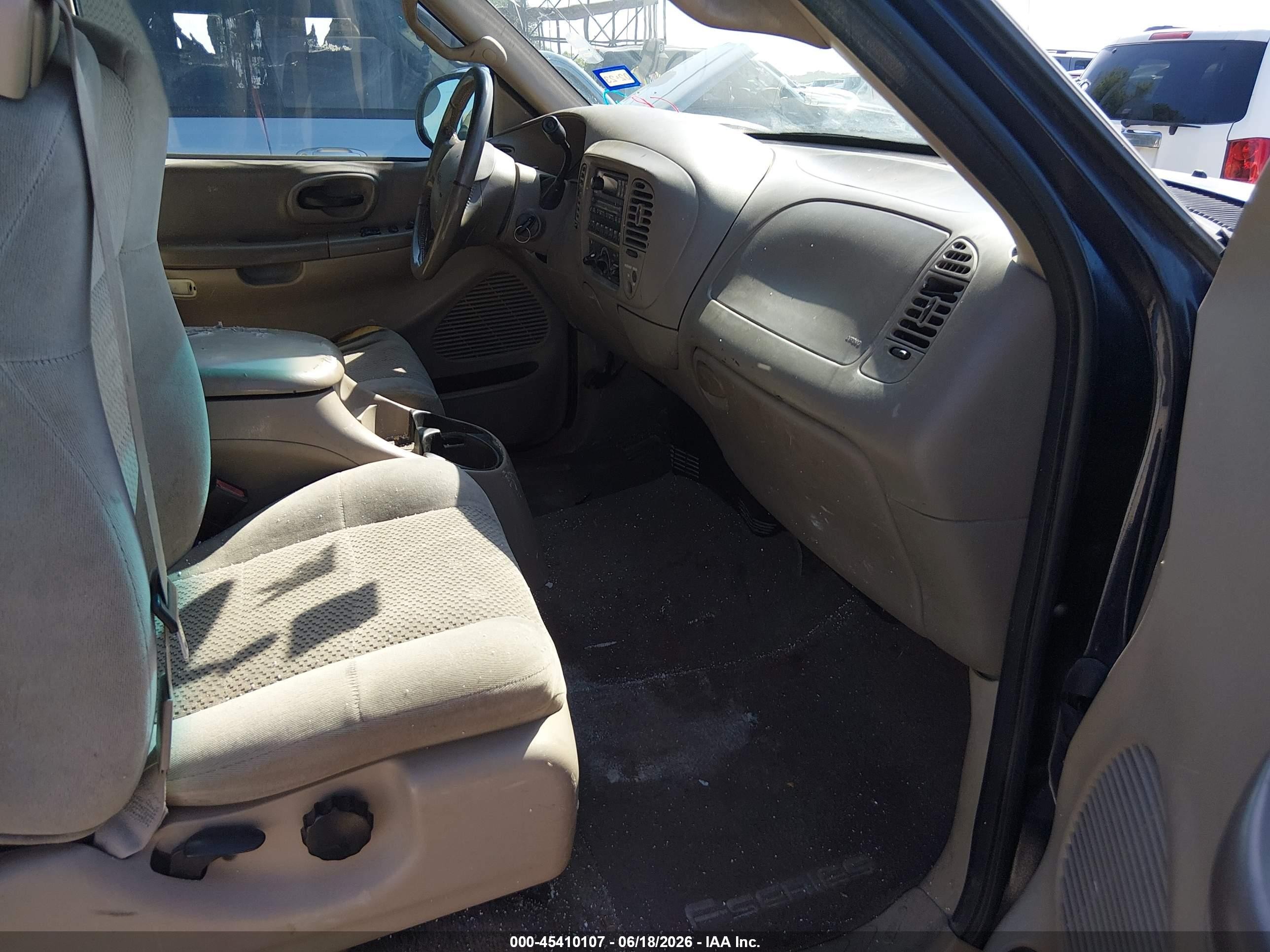 2001 Ford F-150 Lariat/xl/xlt Blue vin: 1FTRX17L91NC01960