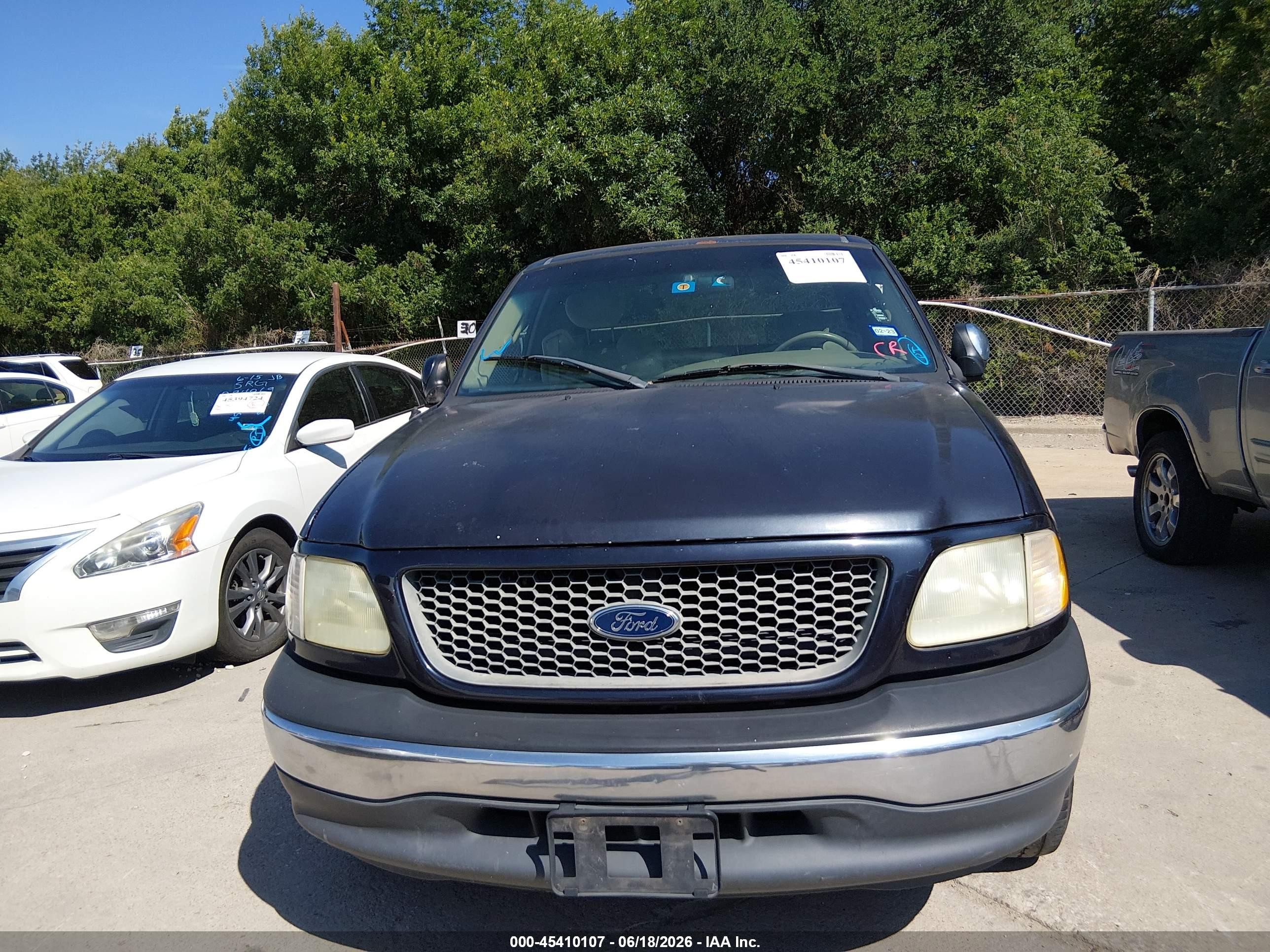 2001 Ford F-150 Lariat/xl/xlt Blue vin: 1FTRX17L91NC01960