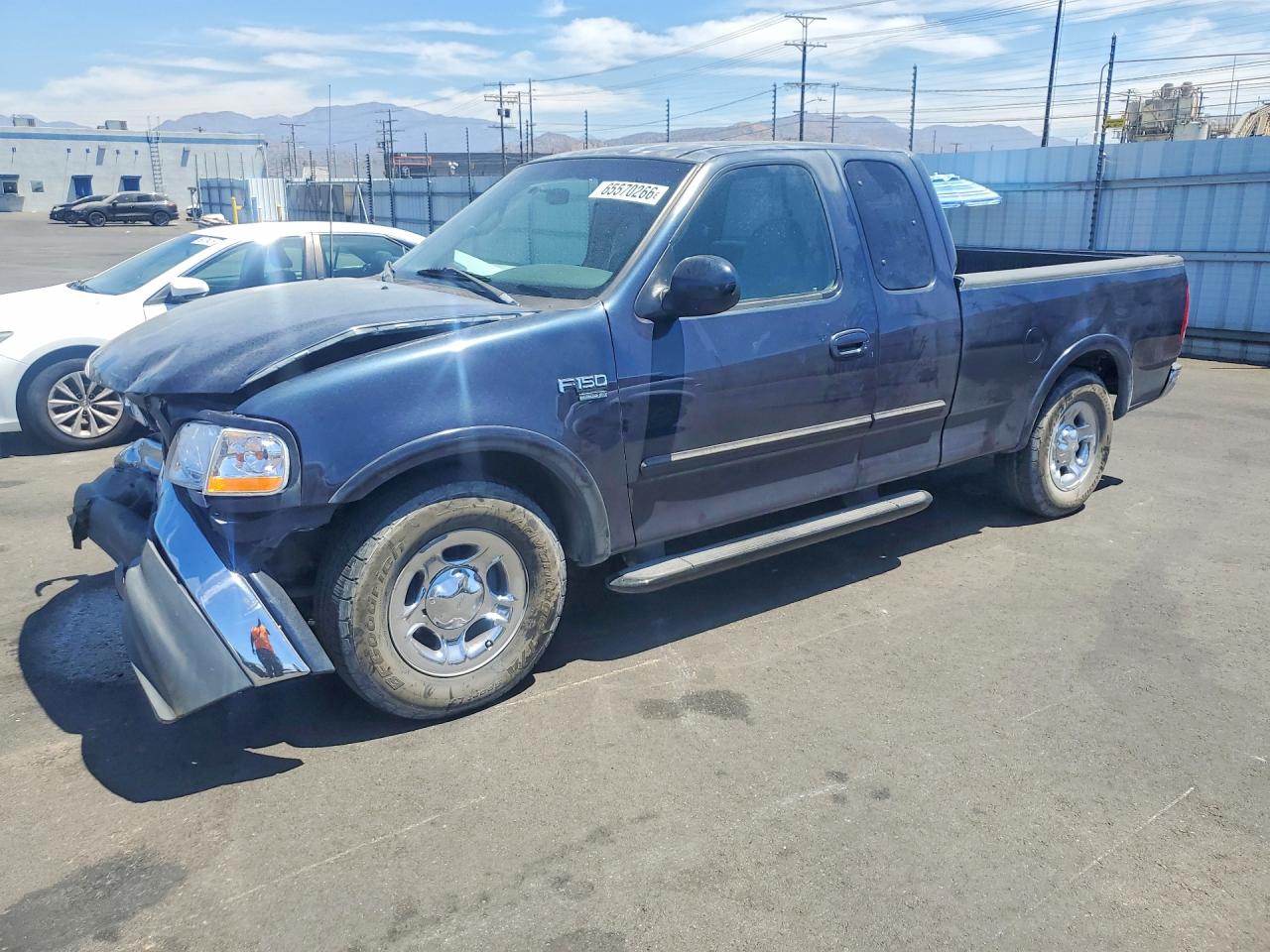 2000 Ford F150 Blue vin: 1FTRX17L9YKA70573