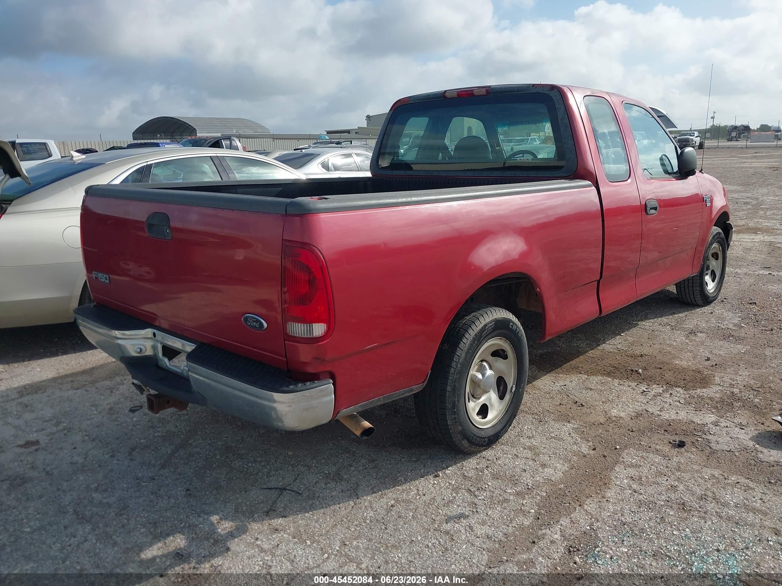 2000 Ford F-150 Lariat/work Series/xl/xlt Red vin: 1FTRX17L9YKB01093