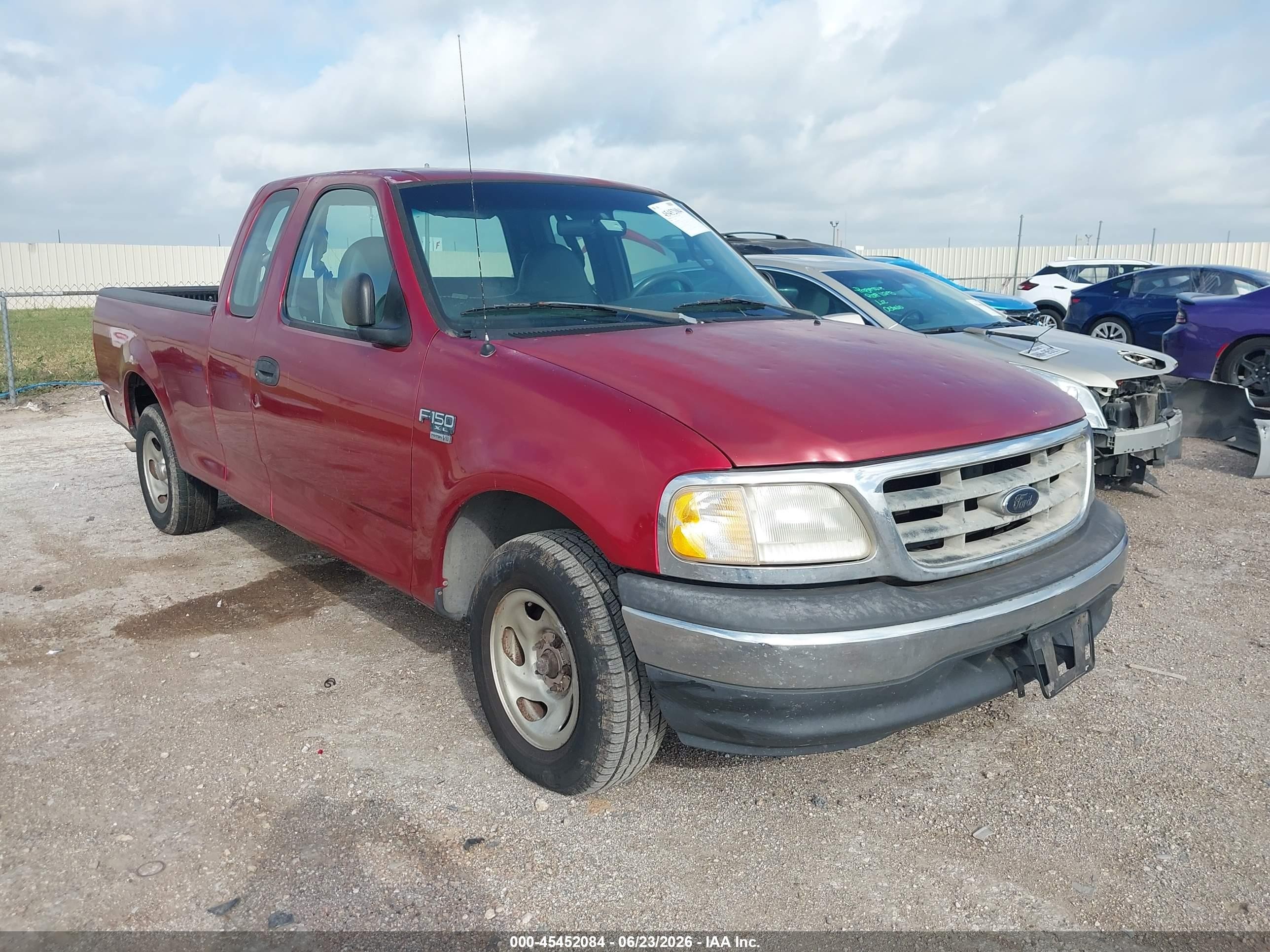 2000 Ford F-150 Lariat/work Series/xl/xlt Red vin: 1FTRX17L9YKB01093