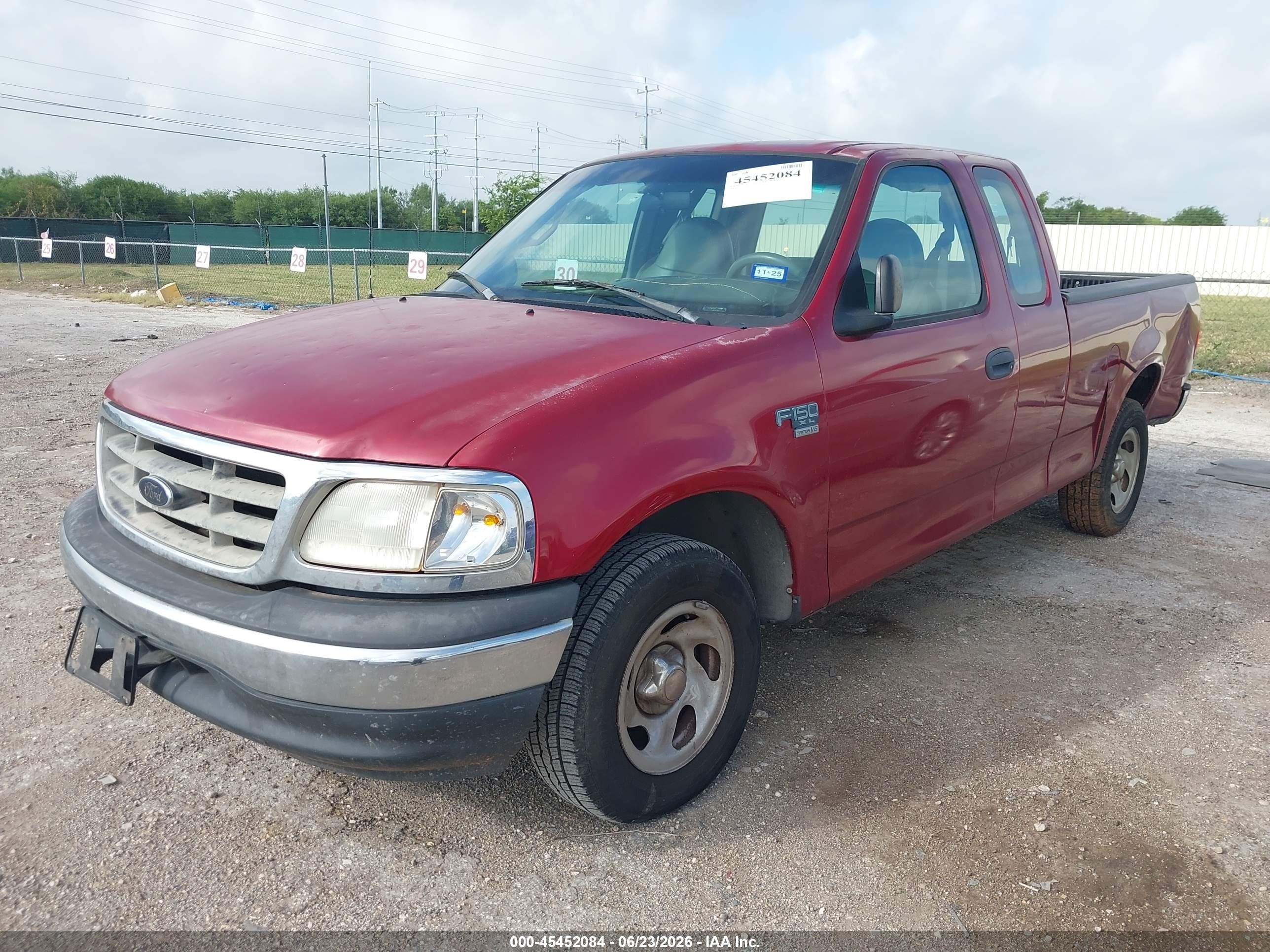 2000 Ford F-150 Lariat/work Series/xl/xlt Red vin: 1FTRX17L9YKB01093