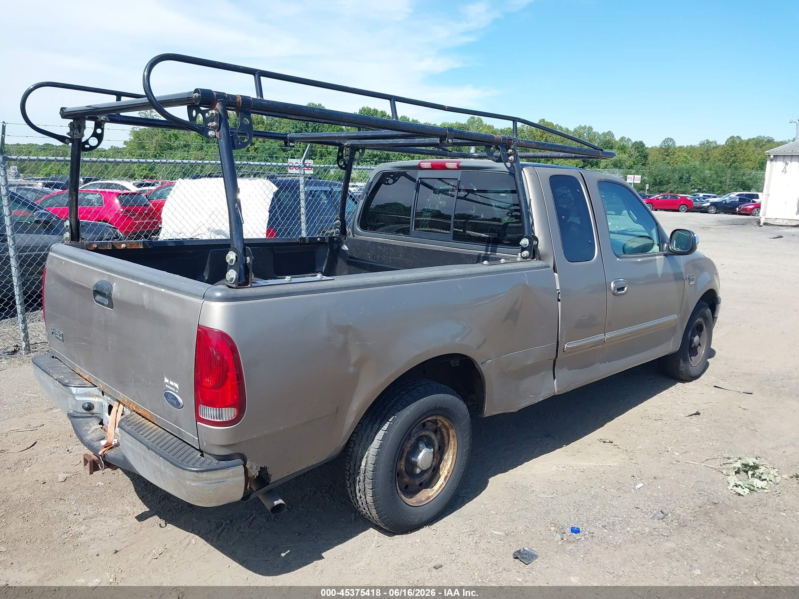 2001 Ford F-150 Lariat/xl/xlt Beige vin: 1FTRX17LX1NB38691