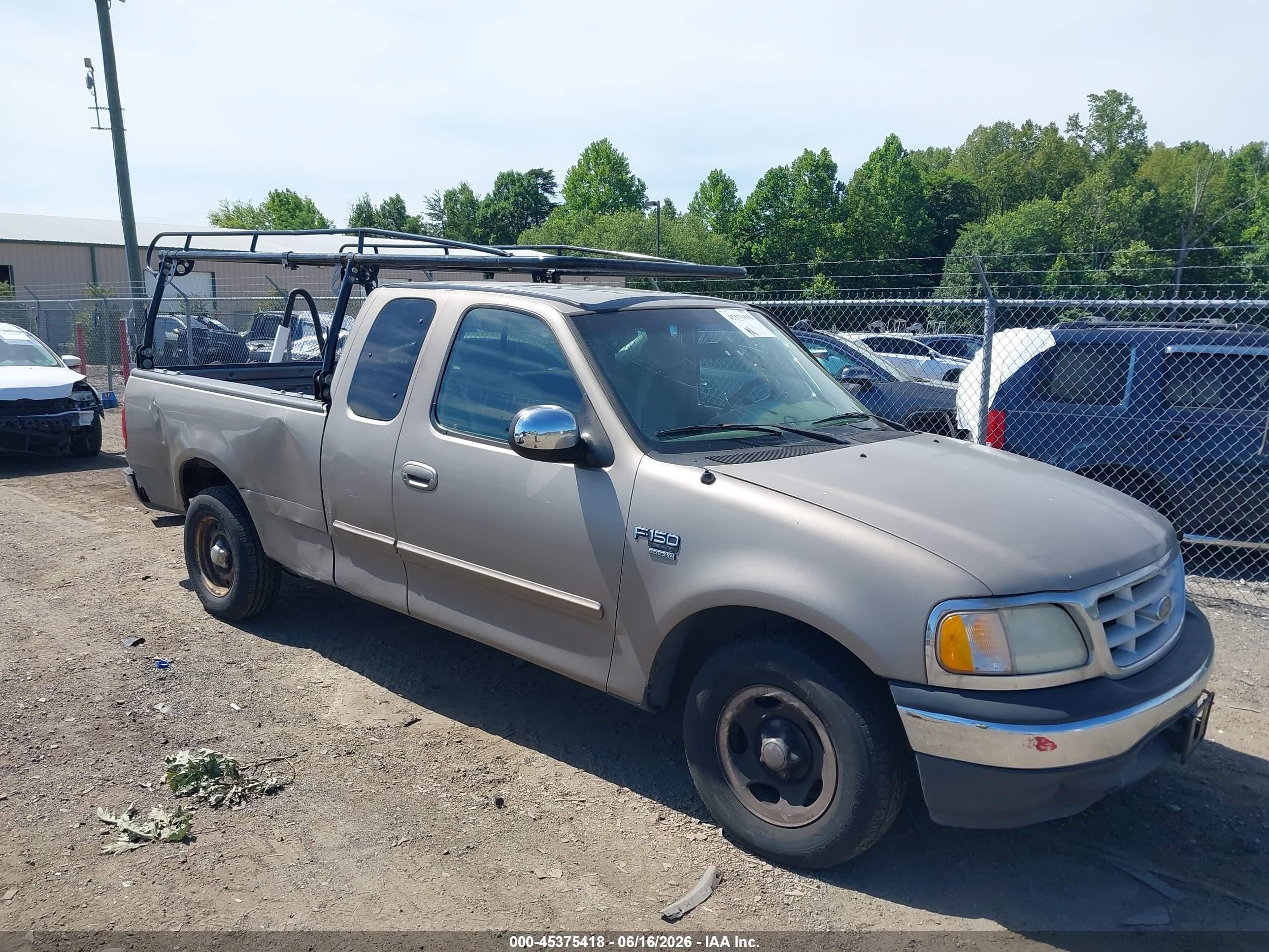 2001 Ford F-150 Lariat/xl/xlt Beige vin: 1FTRX17LX1NB38691
