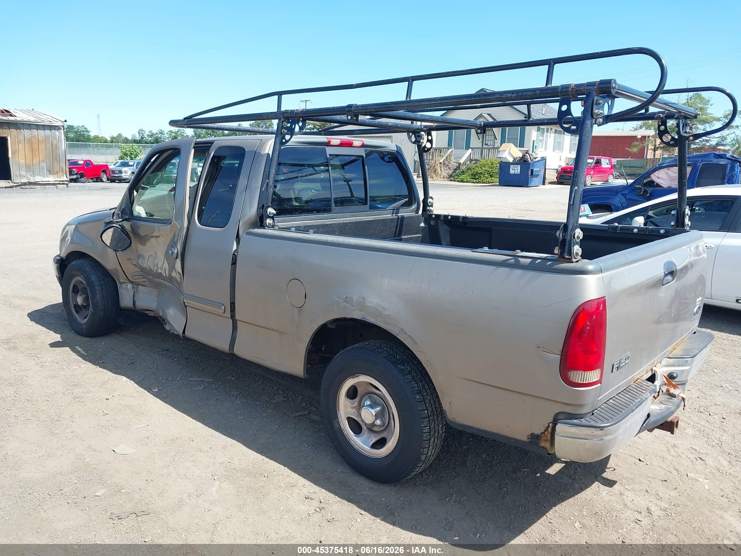 2001 Ford F-150 Lariat/xl/xlt Beige vin: 1FTRX17LX1NB38691