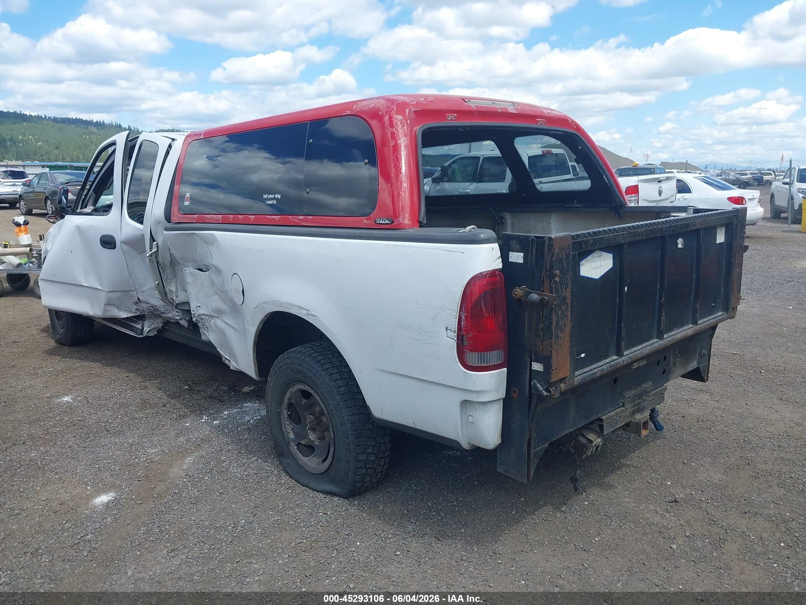 2002 Ford F-150 Lariat/xl/xlt White vin: 1FTRX17LX2NA40097