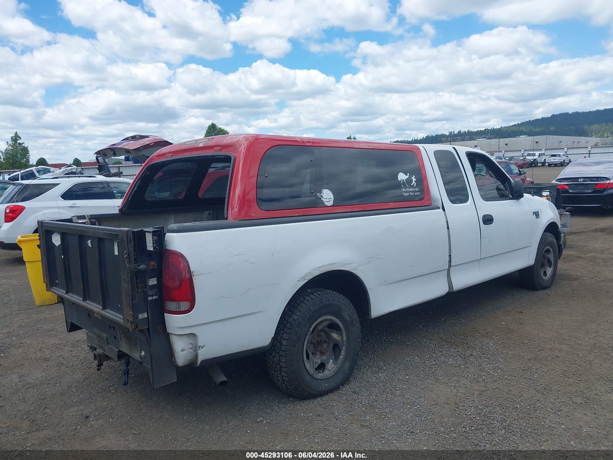 2002 Ford F-150 Lariat/xl/xlt White vin: 1FTRX17LX2NA40097