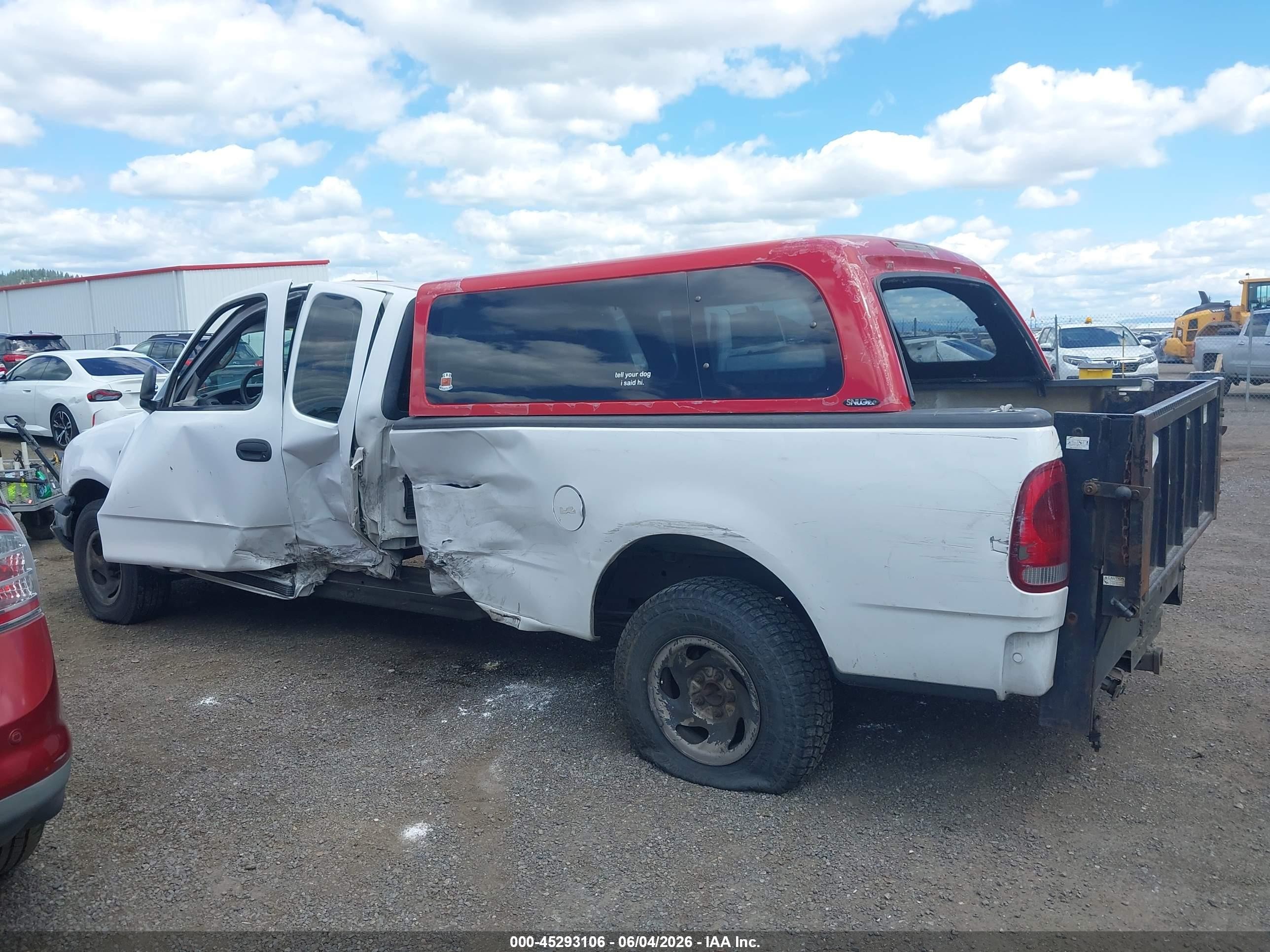 2002 Ford F-150 Lariat/xl/xlt White vin: 1FTRX17LX2NA40097